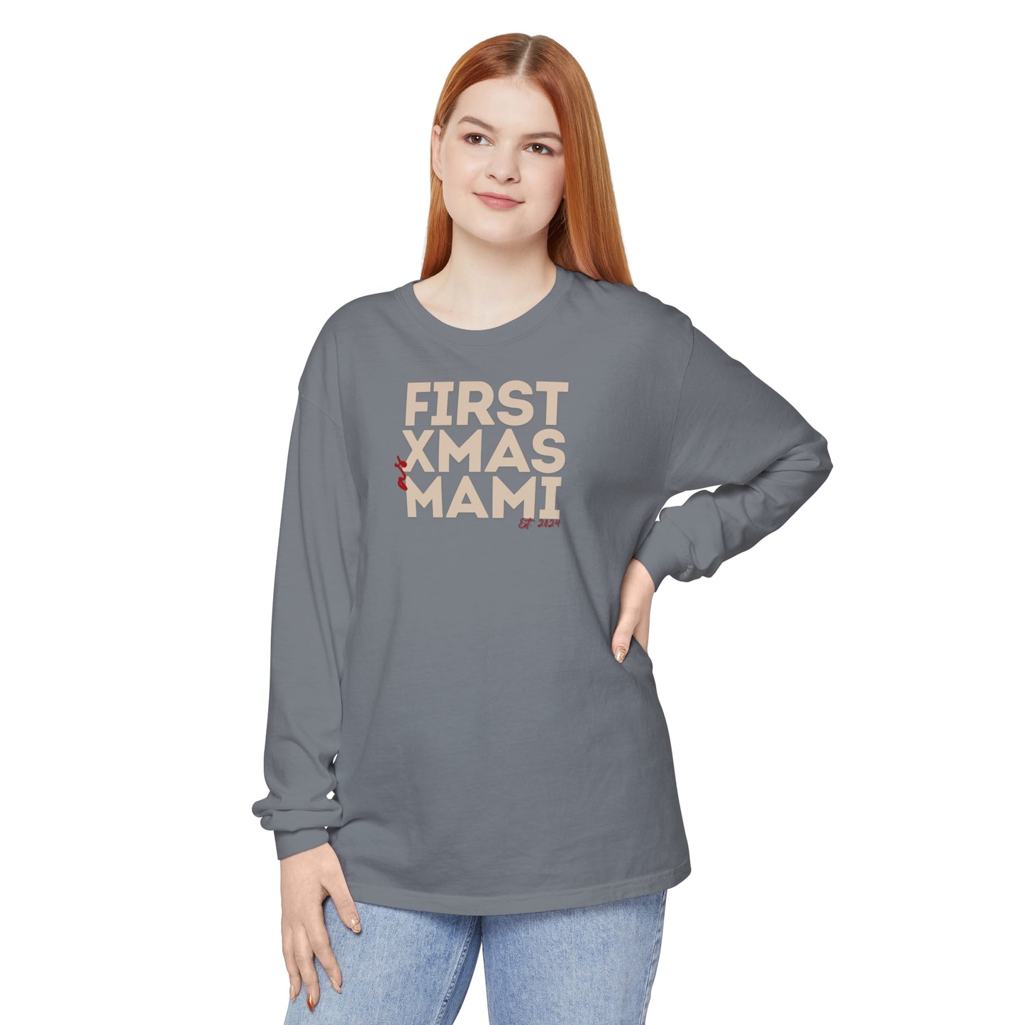 Holiday - "First Christmas - Mami" Long Sleeve T-Shirt