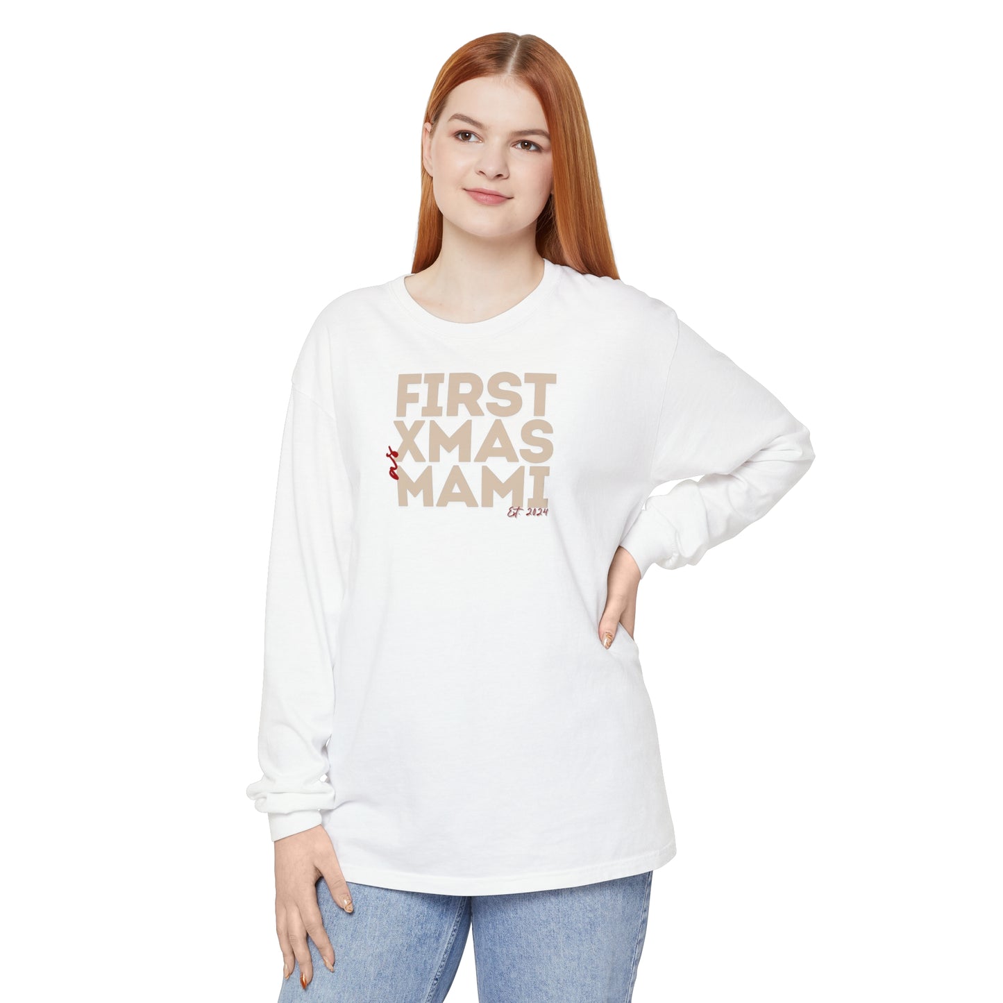 Holiday - "First Christmas - Mami" Long Sleeve T-Shirt