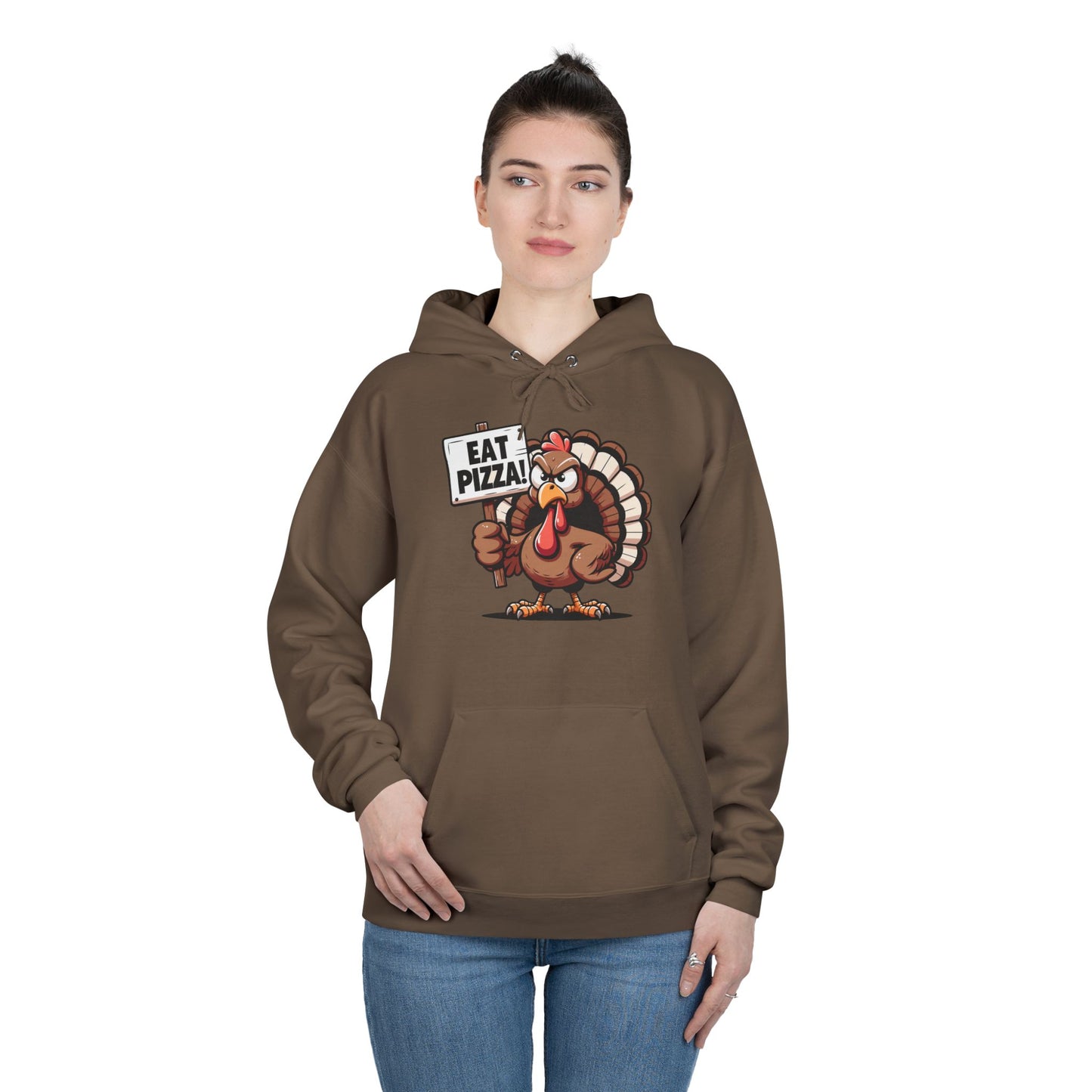 "Eat Pizza" Pullover Hoodie Sweatshirt