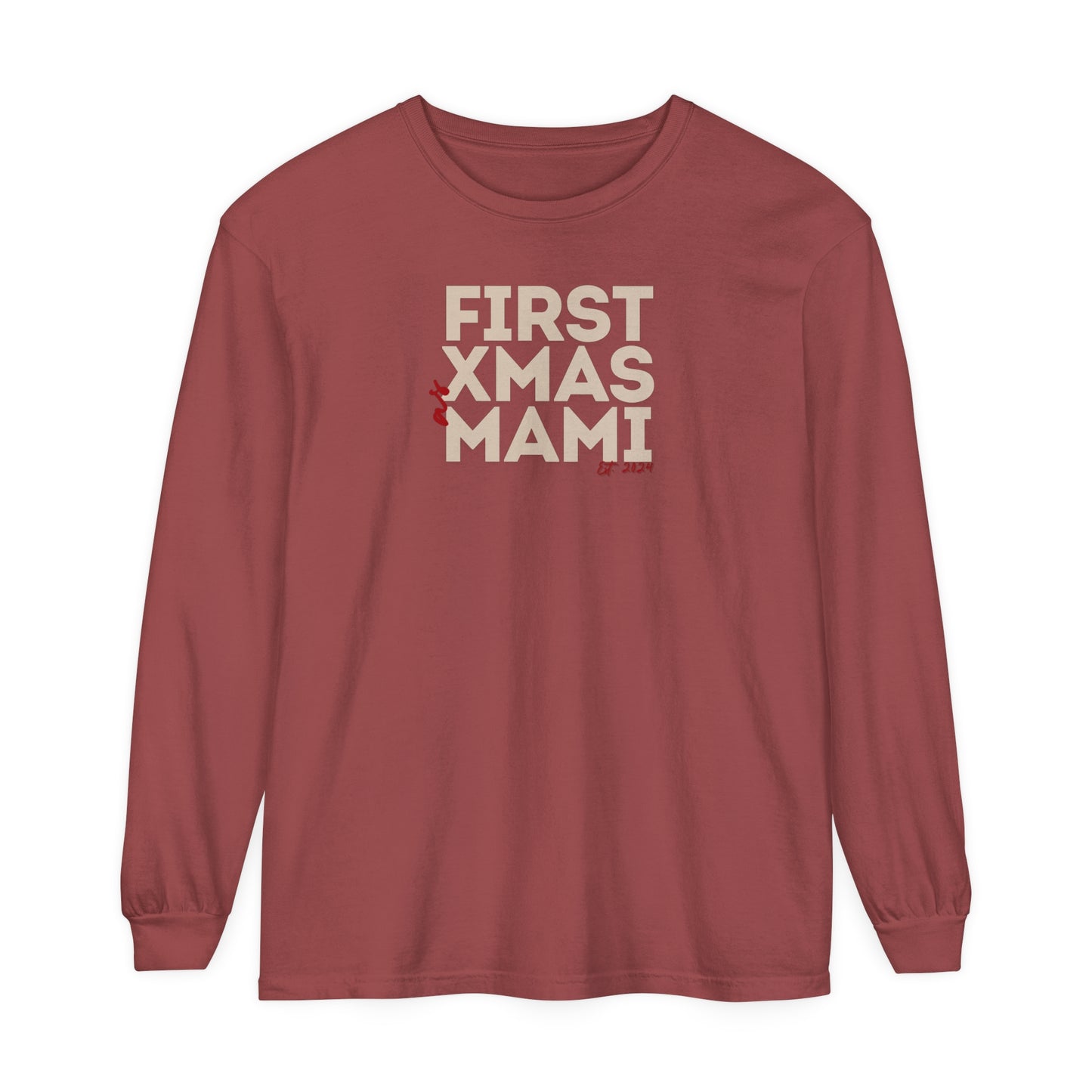 Holiday - "First Christmas - Mami" Long Sleeve T-Shirt