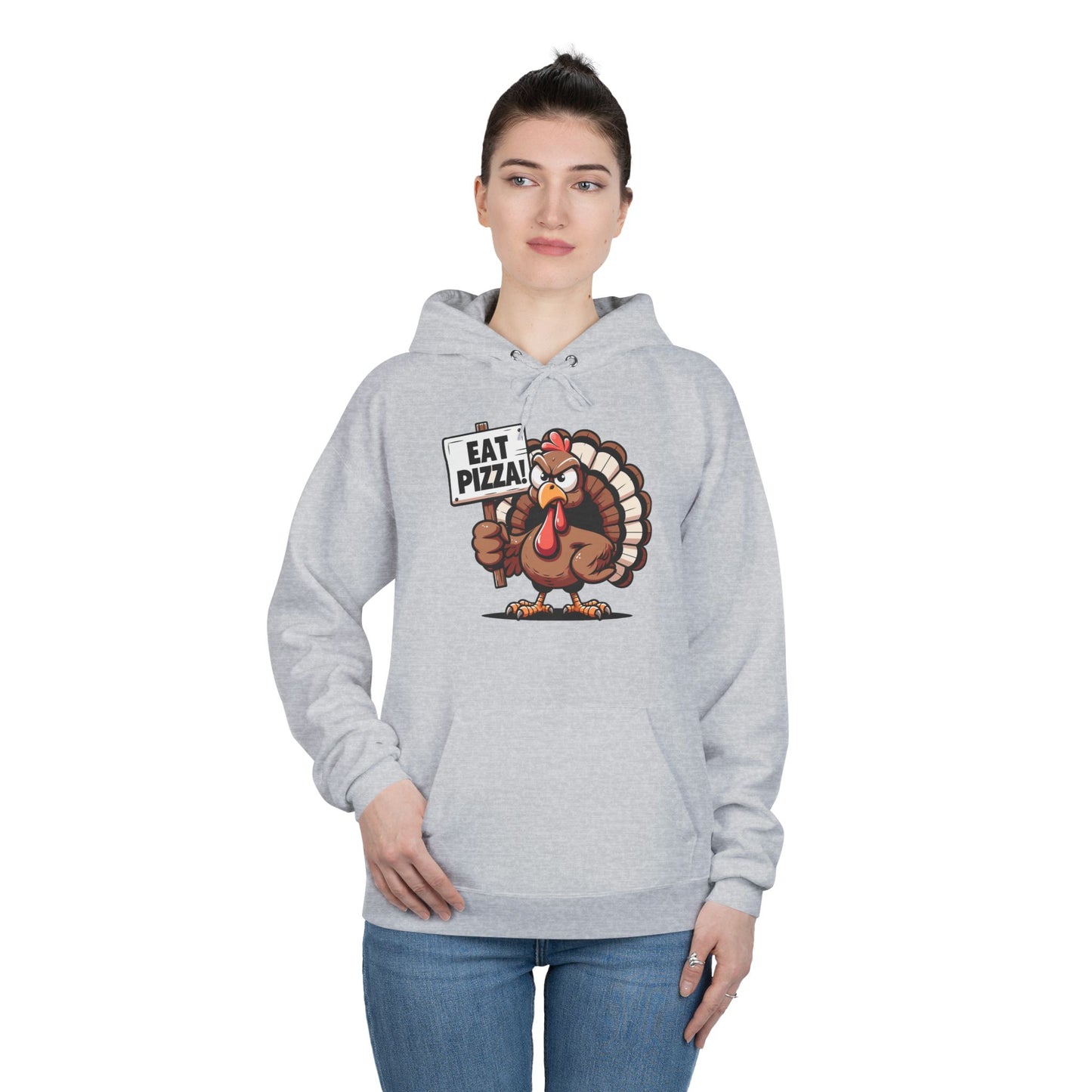 "Eat Pizza" Pullover Hoodie Sweatshirt