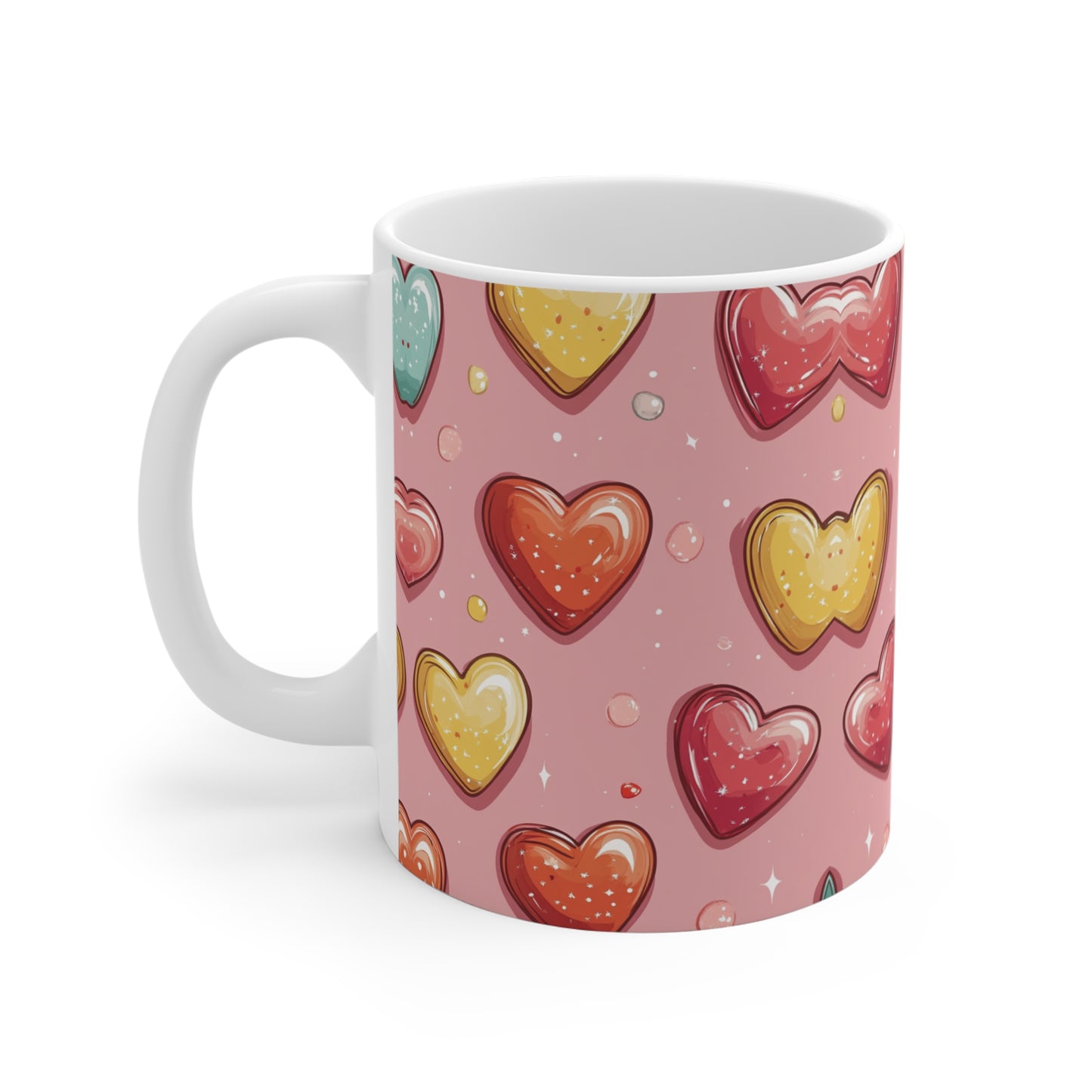 "Heart Candy" - Pink Mug