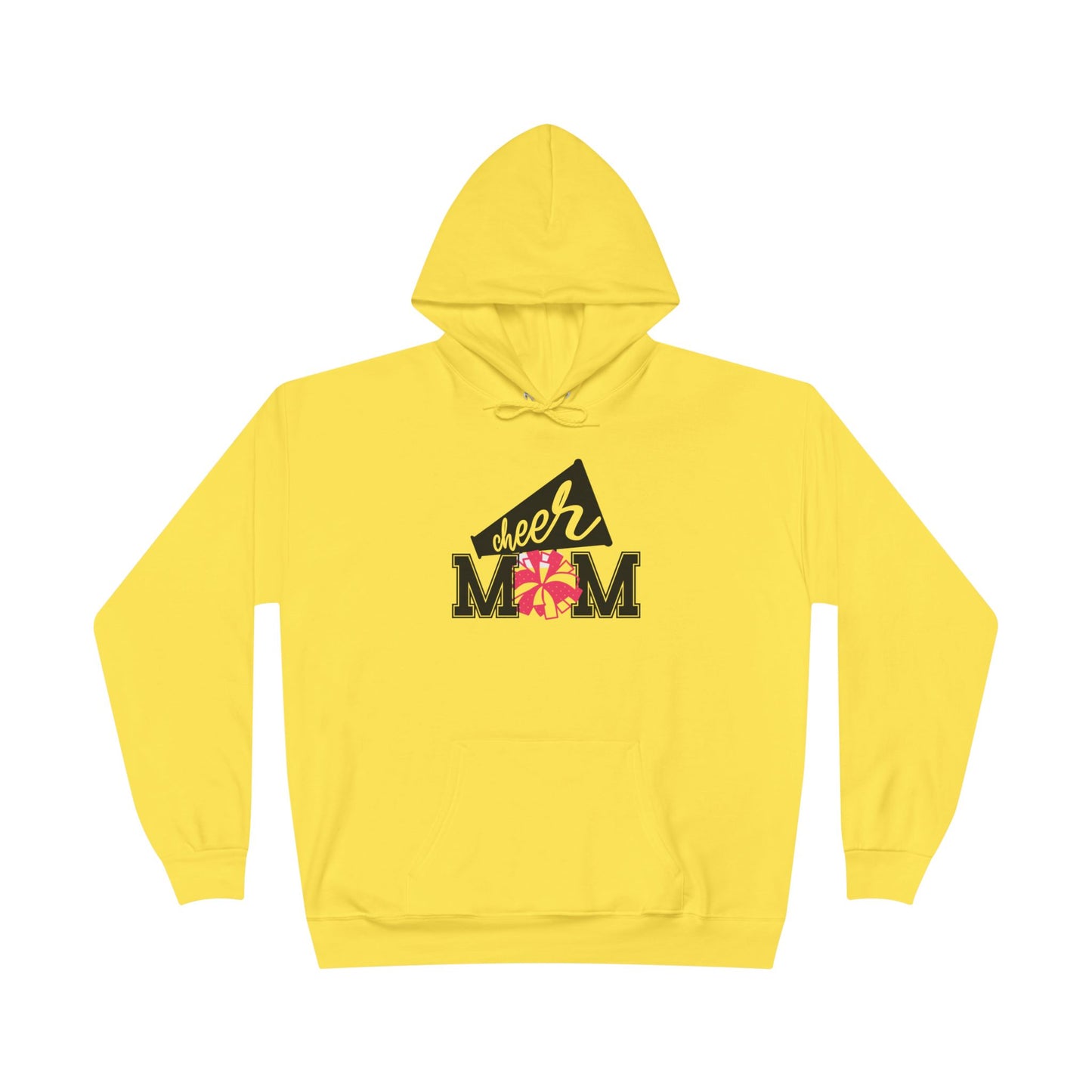 "PomPom Cheer Mom" Hoodie Sweatshirt