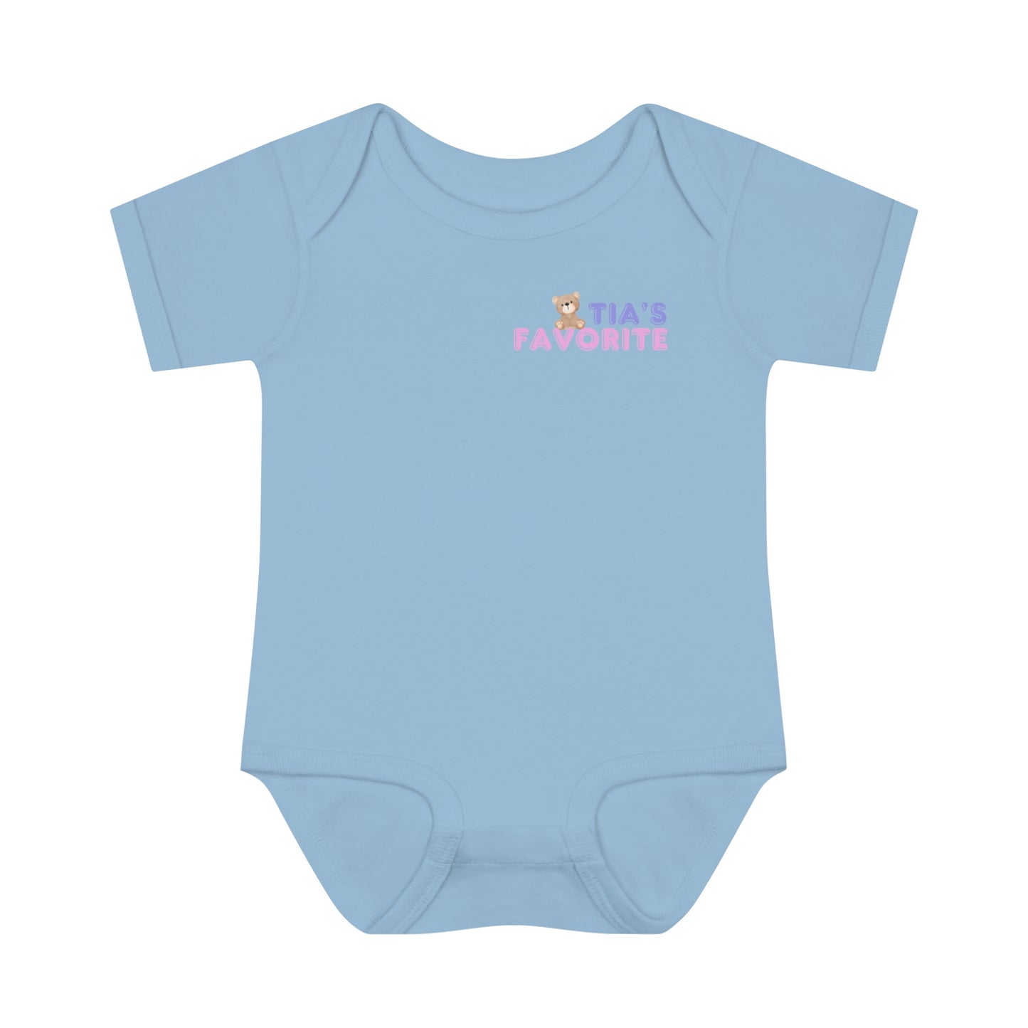 "Tia's Favorite" - Teddy Infant Bodysuit
