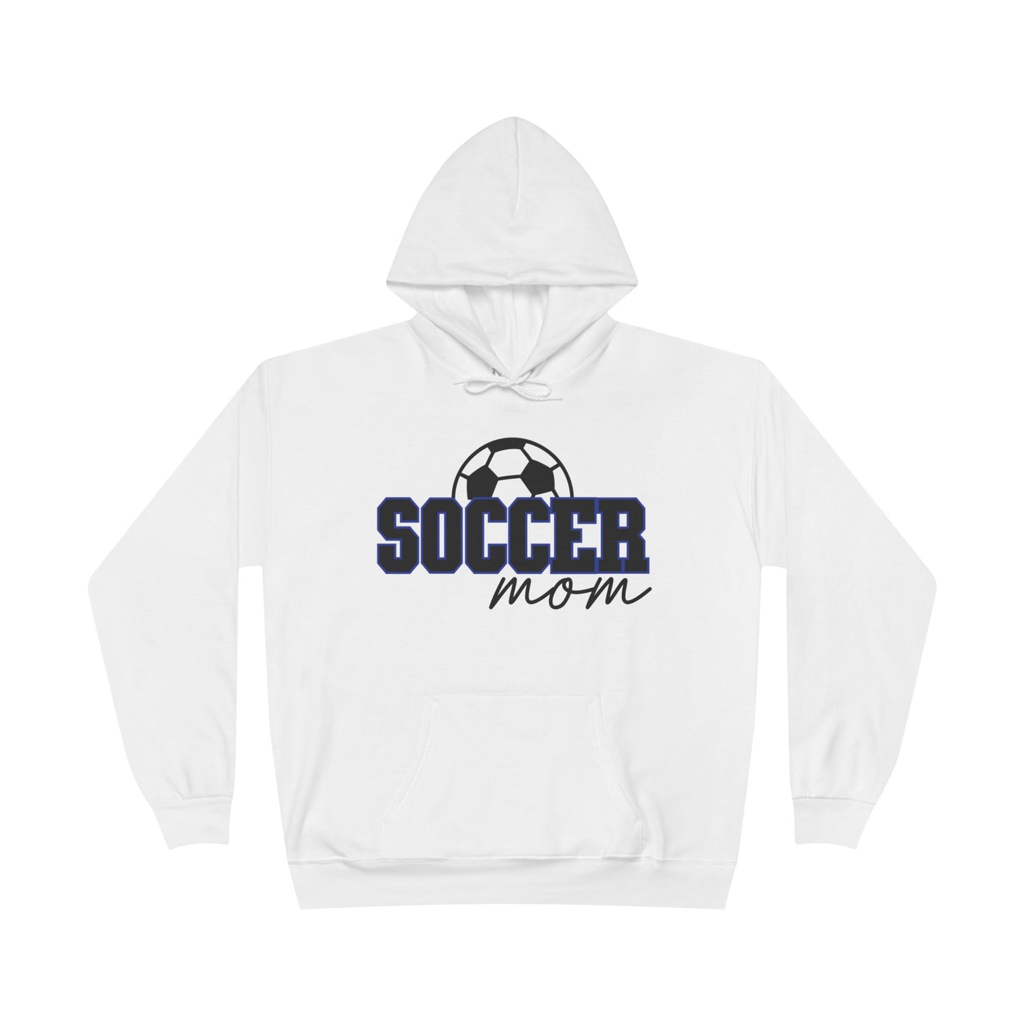 "Soccer Mom" Soccer Ball Hoodie Sweatshirt