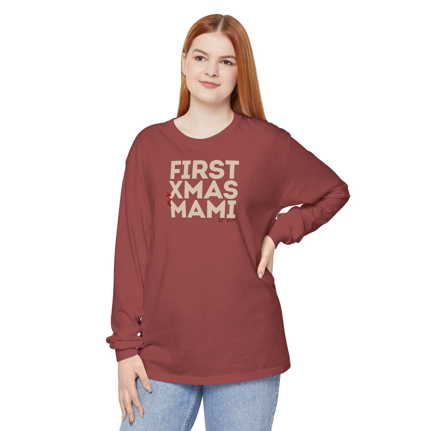Holiday - "First Christmas - Mami" Long Sleeve T-Shirt