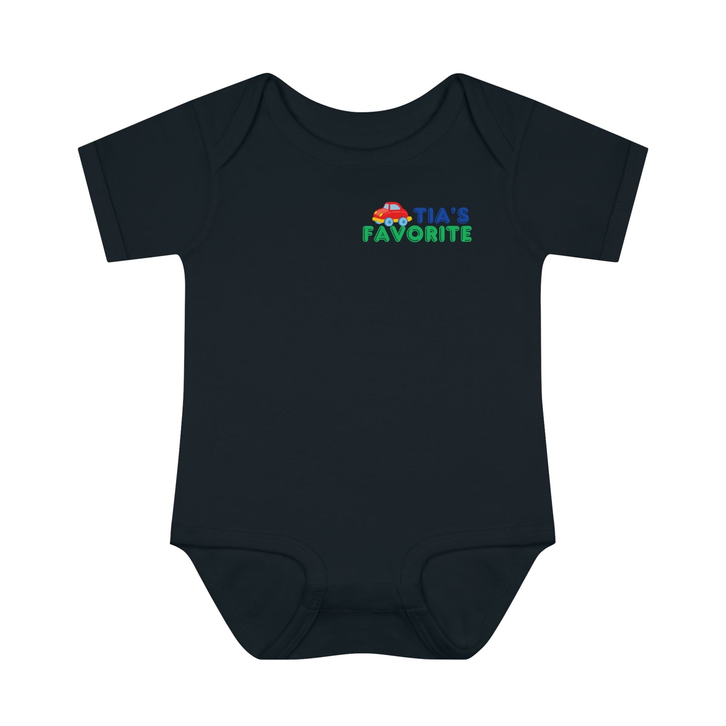"Tia's Favorite" - ToyCar Infant Bodysuit