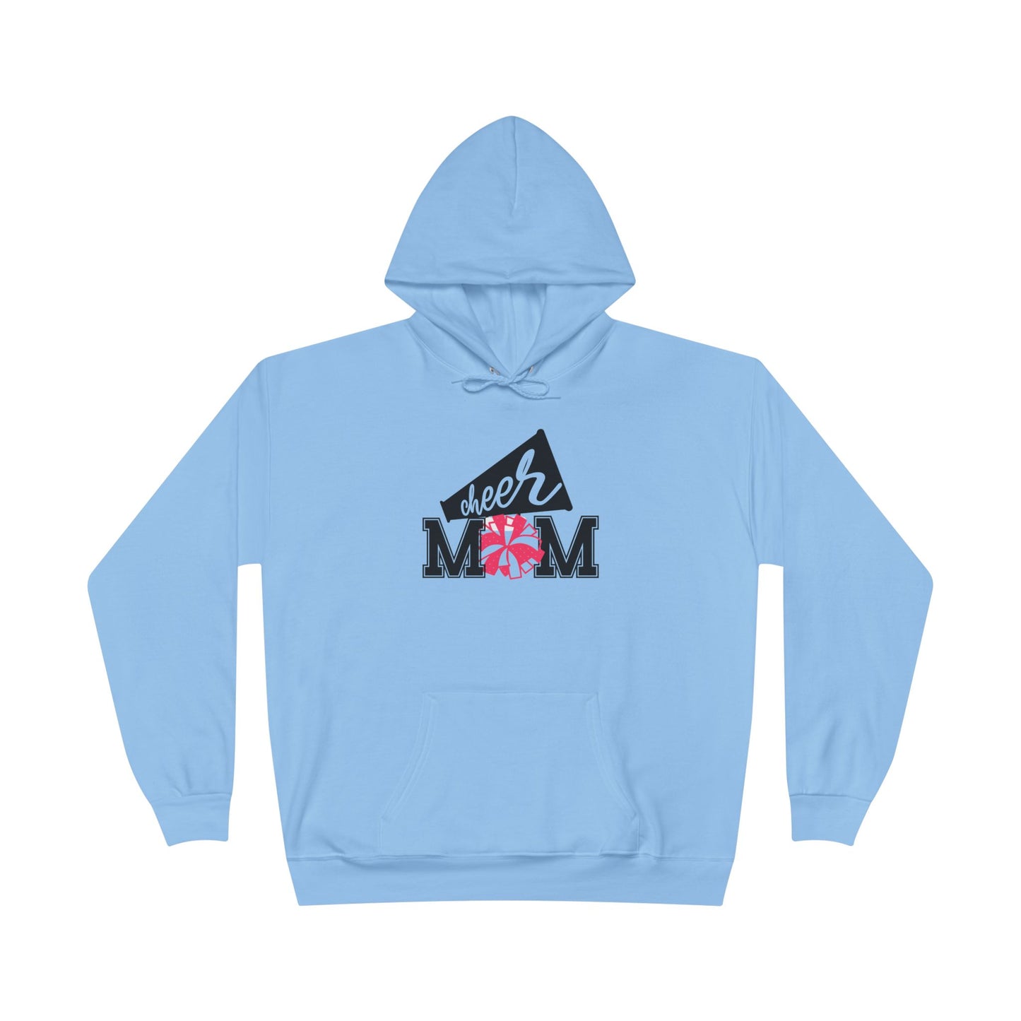 "PomPom Cheer Mom" Hoodie Sweatshirt