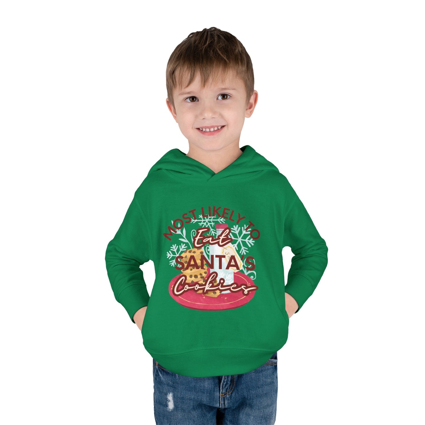 Holiday- "Eat Santa's Cookie" - Fleece Hoodie