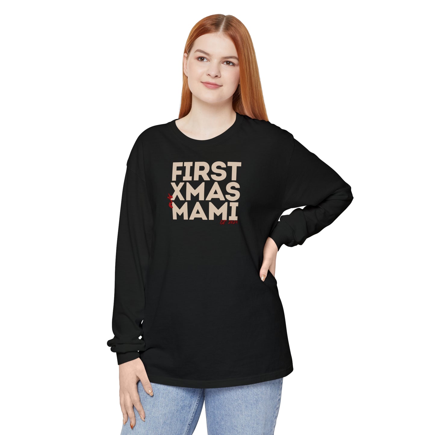 Holiday - "First Christmas - Mami" Long Sleeve T-Shirt