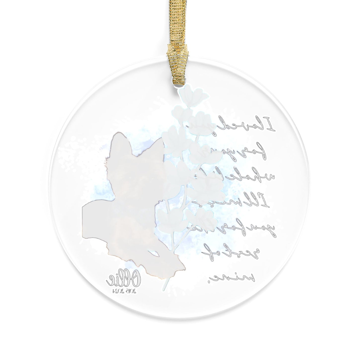 ”In Loving Memory - Pet" Acrylic Ornament