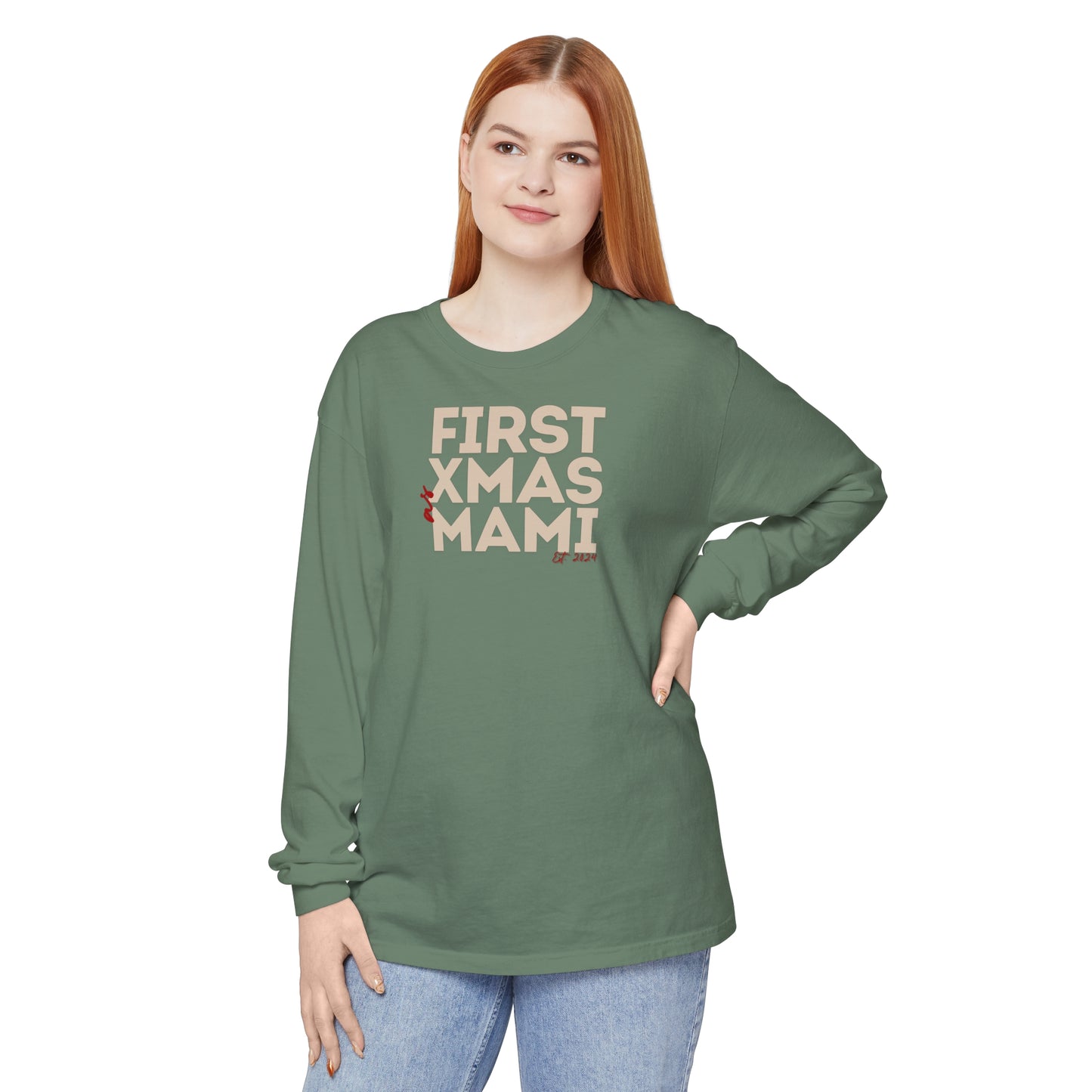 Holiday - "First Christmas - Mami" Long Sleeve T-Shirt