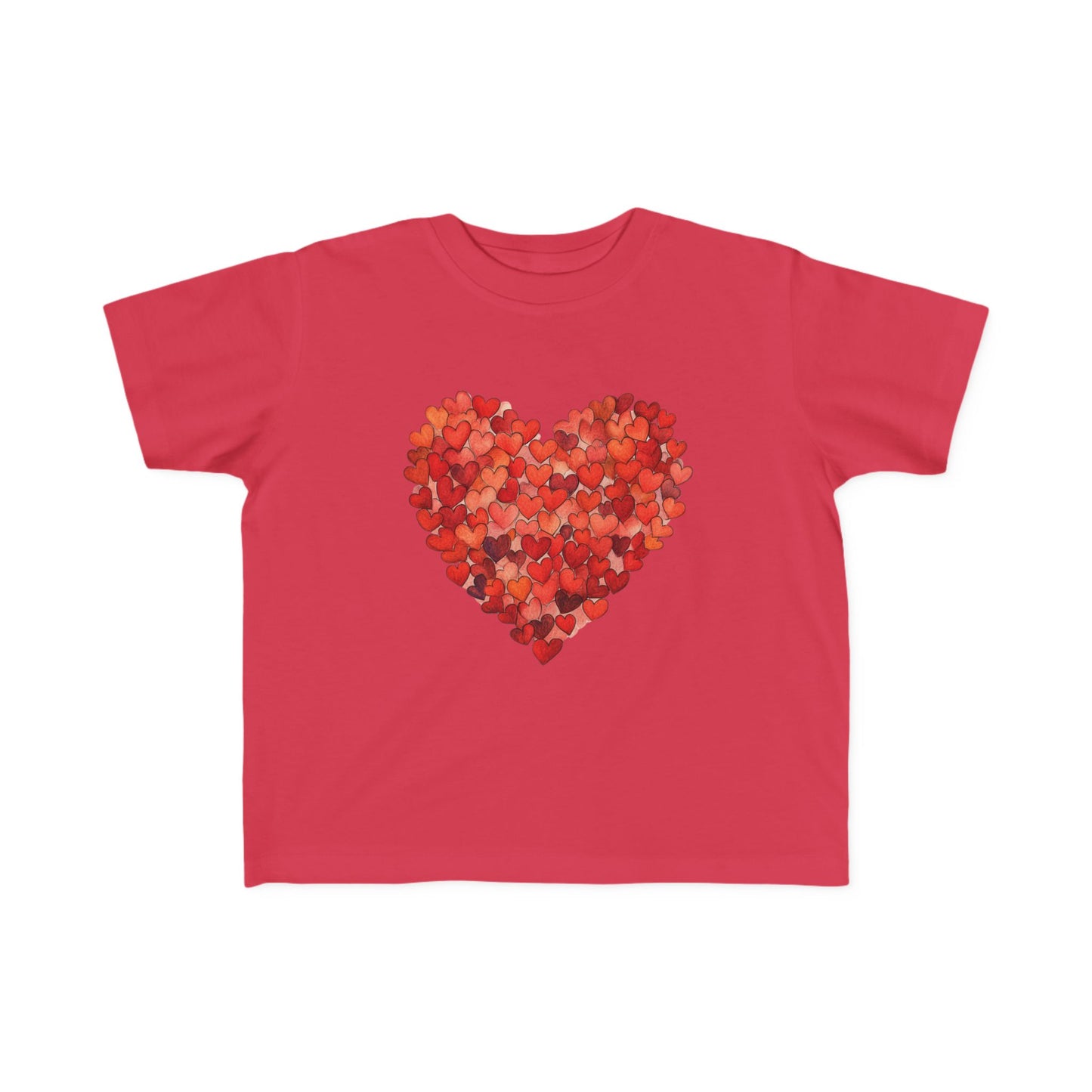 "Hearts in Heart" Toddler's Jersey Tee