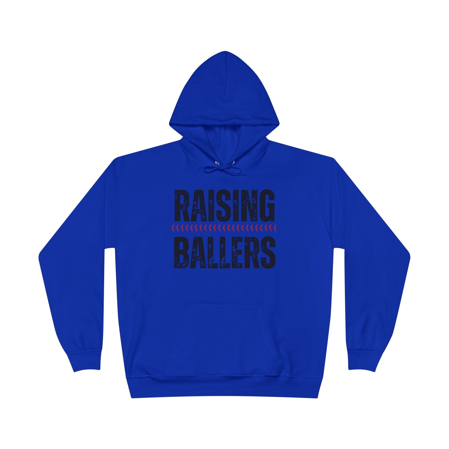 Personalized - "Raising Ballers" Baseball Mom Hoodie Sweatshirt