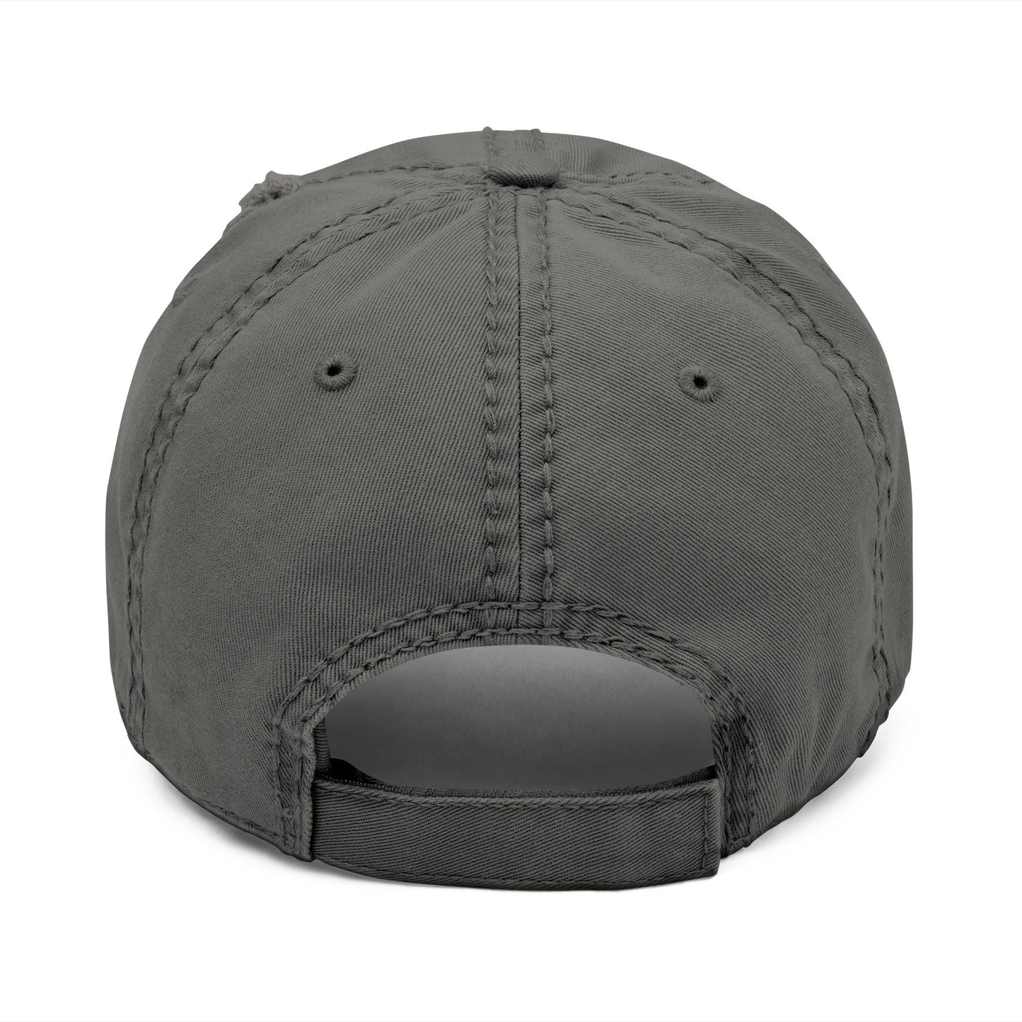 Distressed Embroidered Hat - Mamacita (grey)