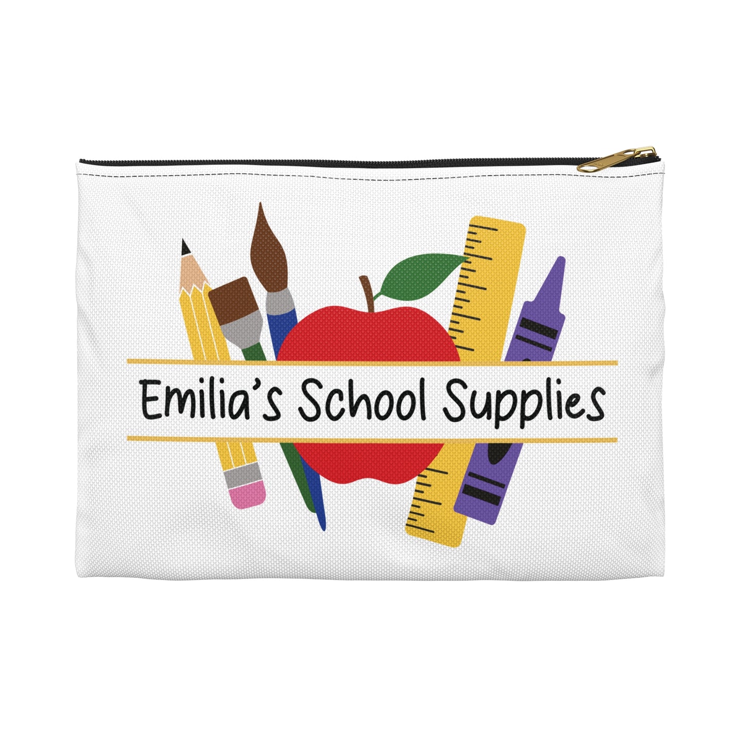 Custom School Supplies Pouch