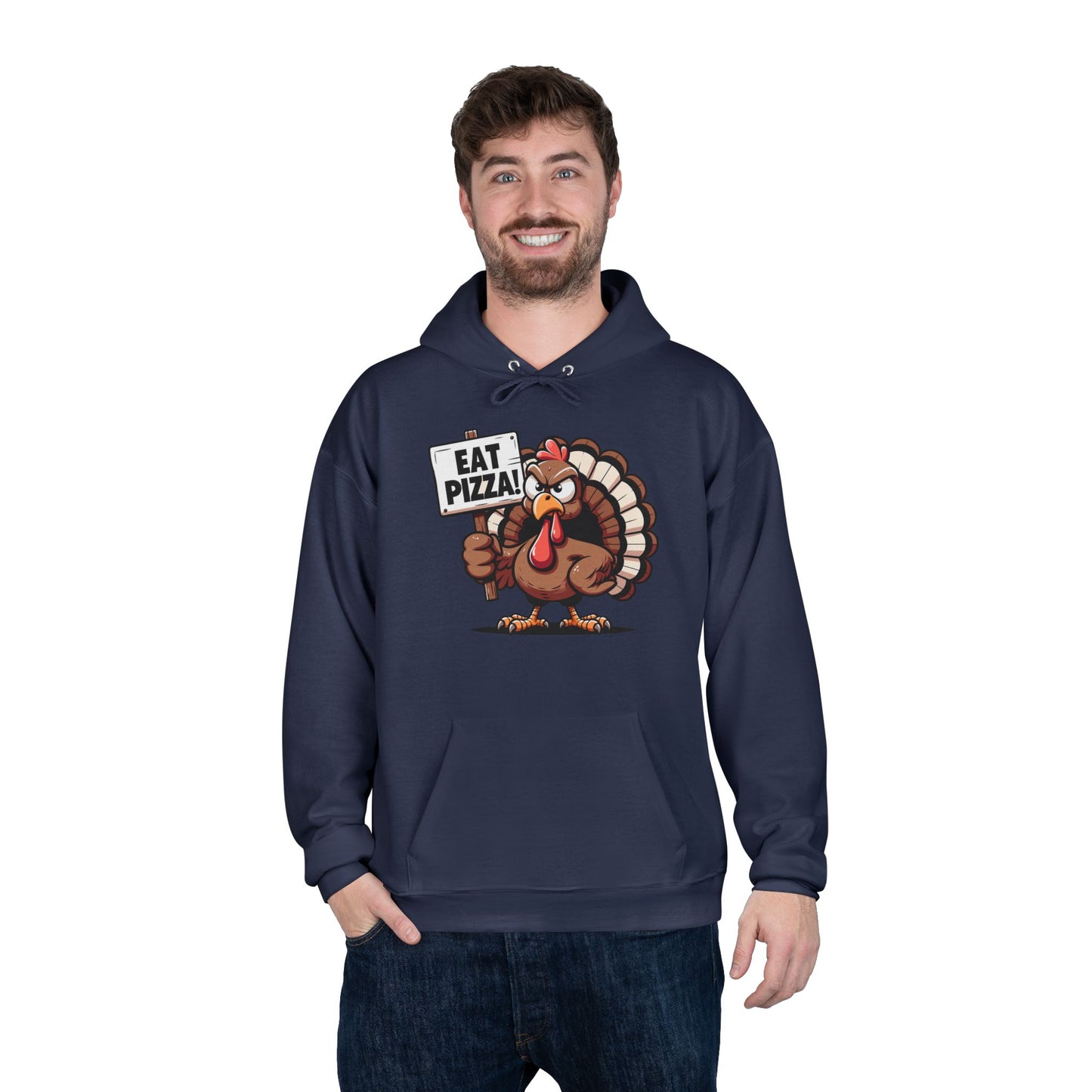"Eat Pizza" Pullover Hoodie Sweatshirt