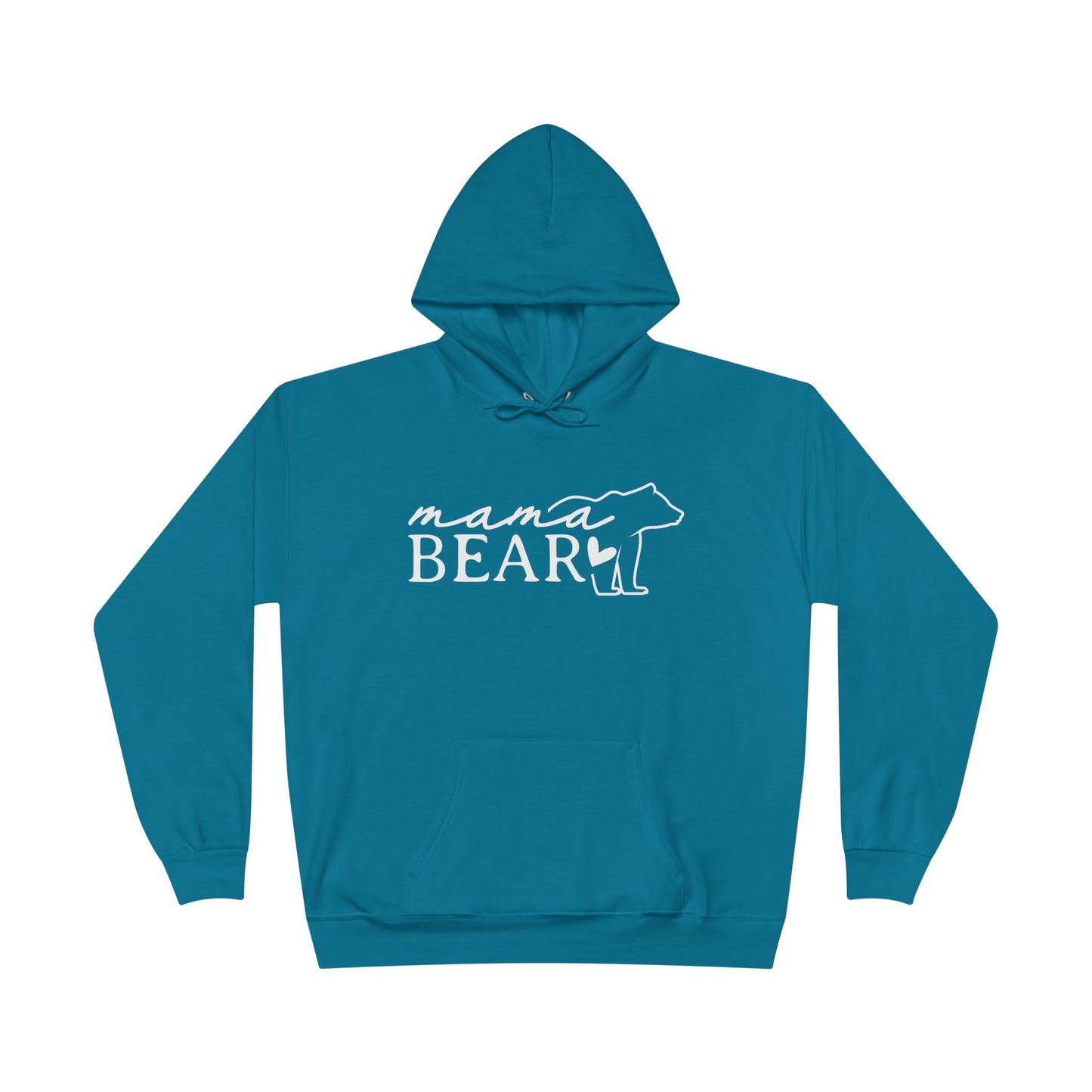 "Mama Bear Silhouette" Pullover Hoodie Sweatshirt