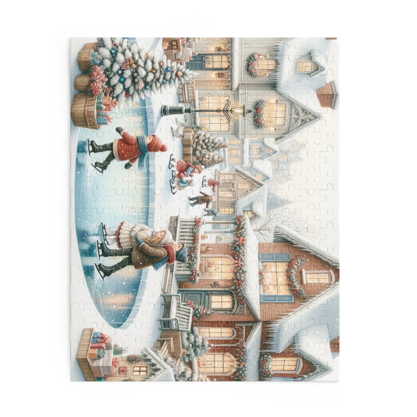 Winter Ice Skating Puzzle (252 Piece)