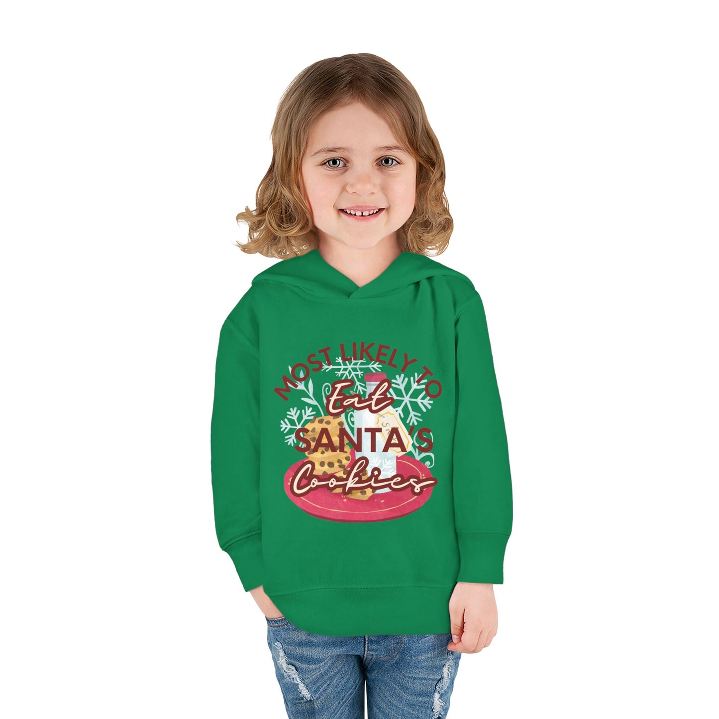 Holiday- "Eat Santa's Cookie" - Fleece Hoodie