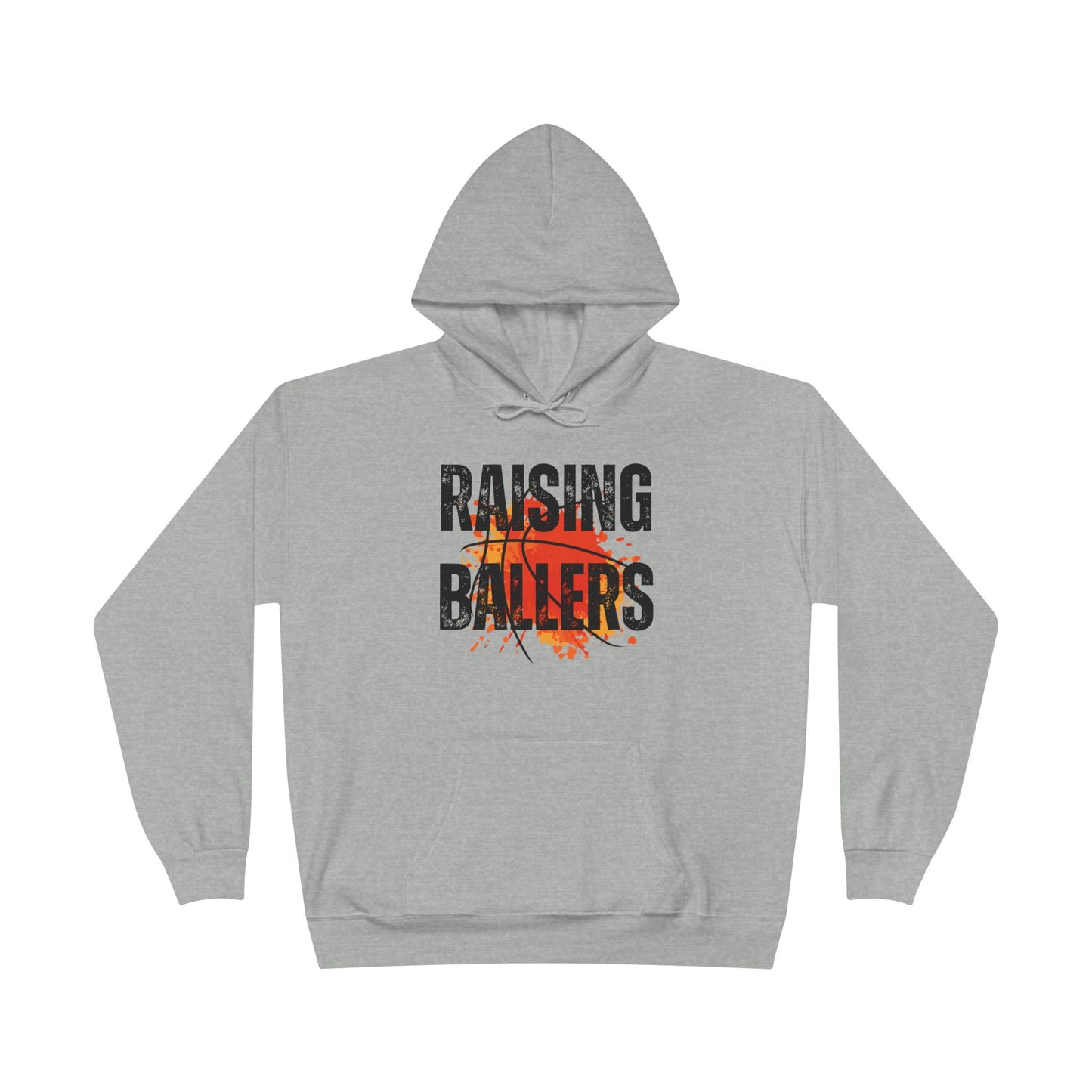 Personalized - "Raising Ballers" Basketball Mom Hoodie Sweatshirt