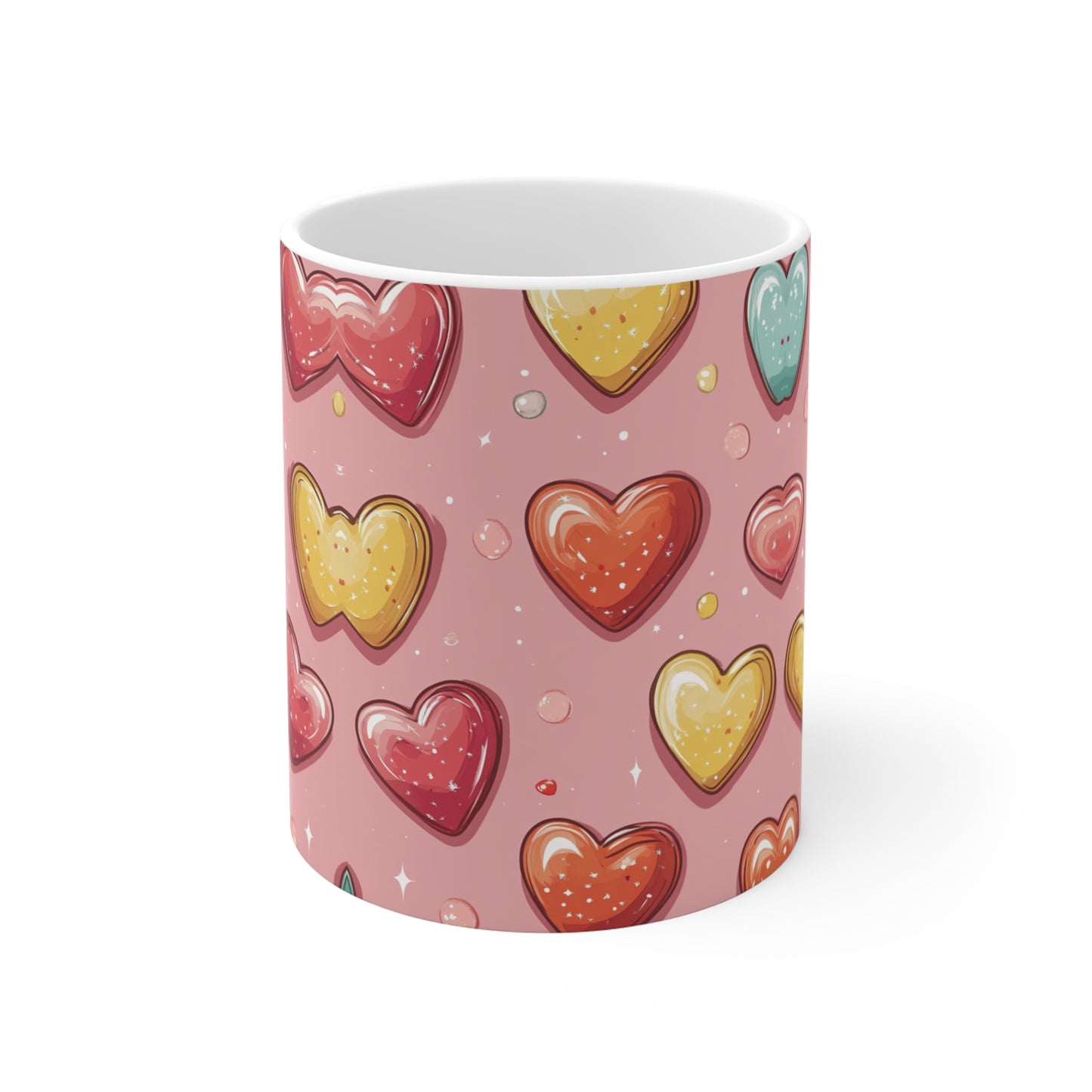 "Heart Candy" - Pink Mug
