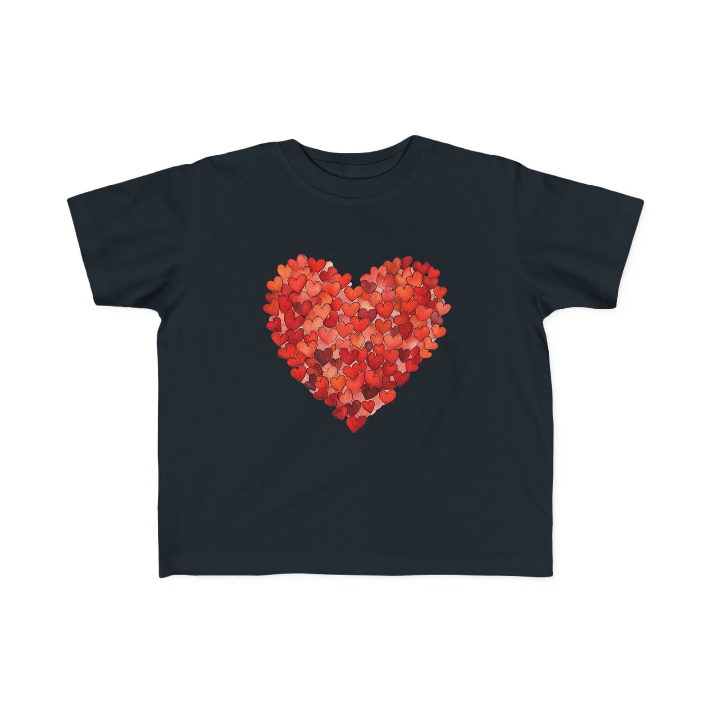 "Hearts in Heart" Toddler's Jersey Tee