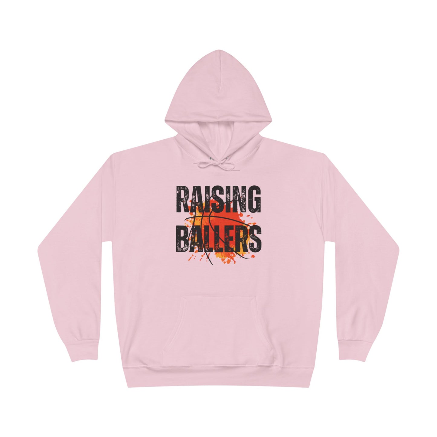 Personalized - "Raising Ballers" Basketball Mom Hoodie Sweatshirt