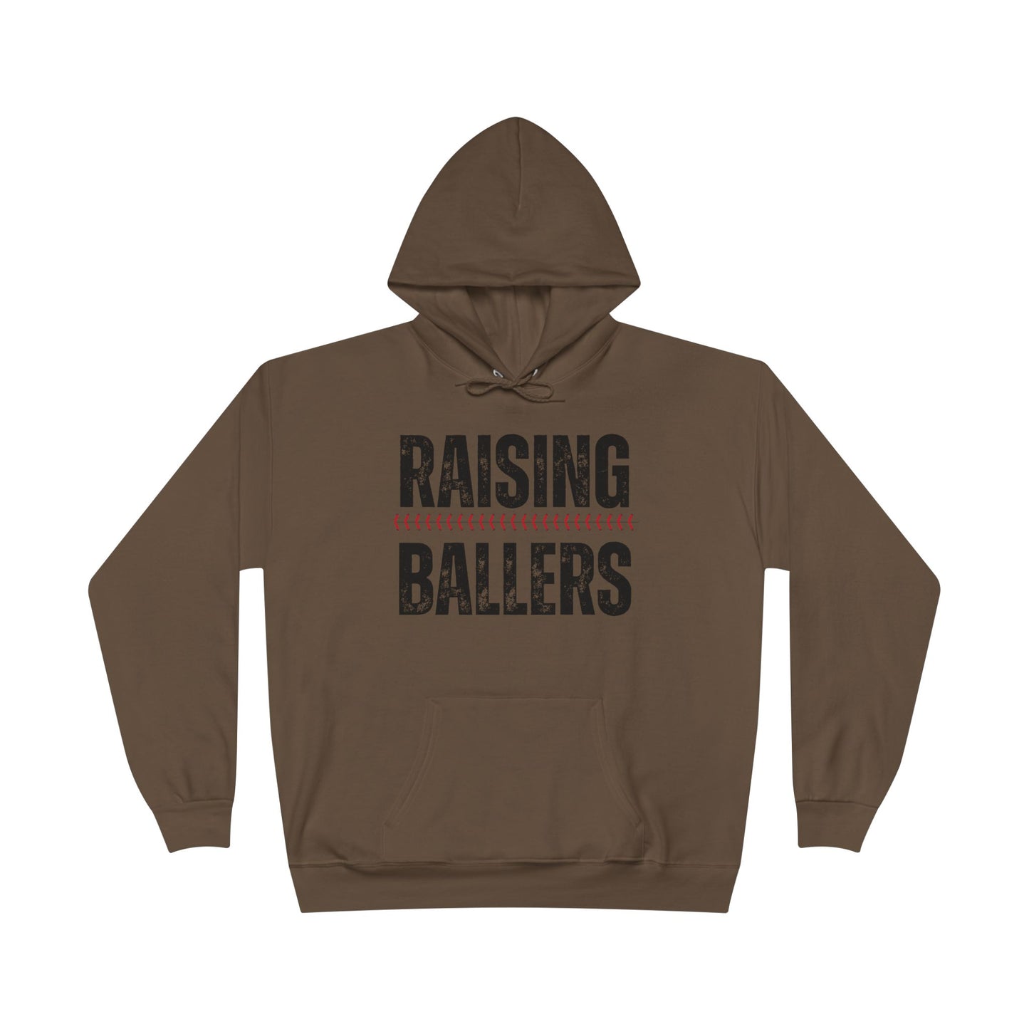 Personalized - "Raising Ballers" Baseball Mom Hoodie Sweatshirt