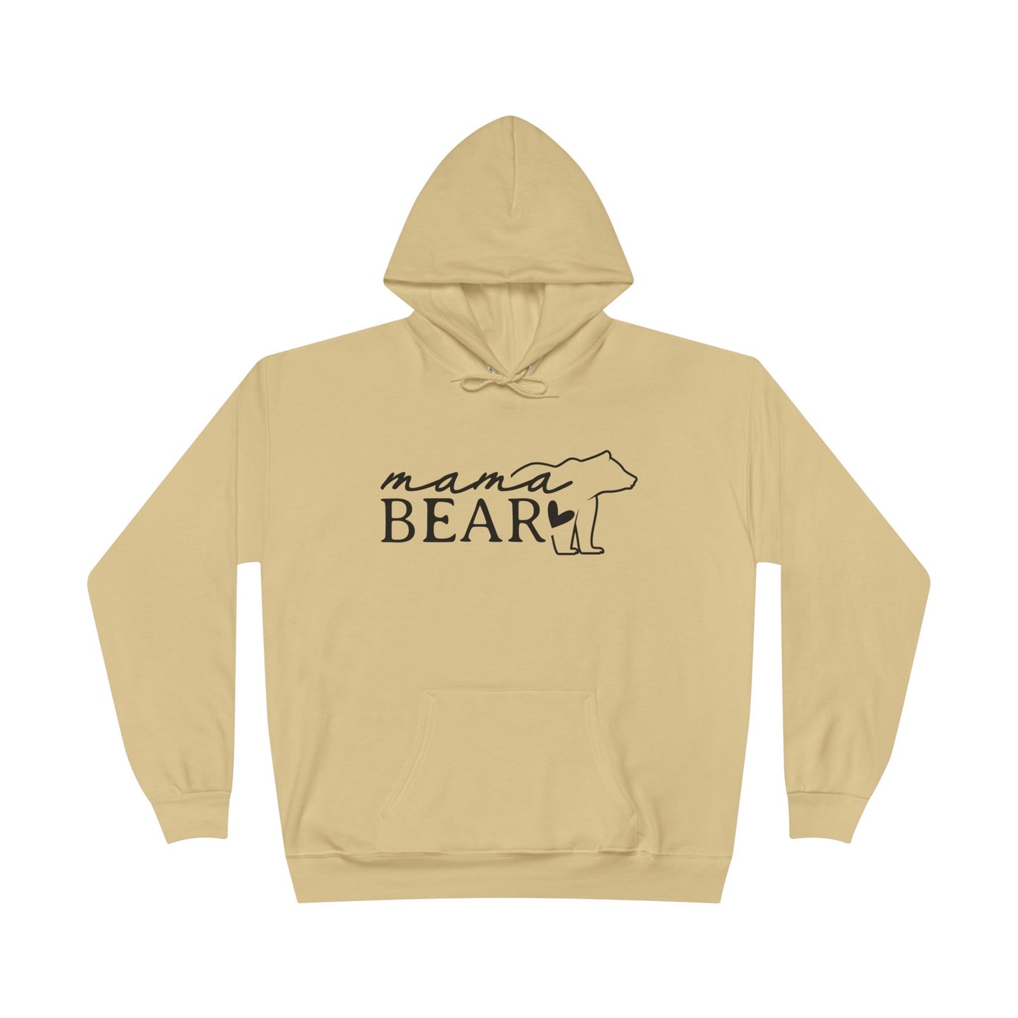 "Mama Bear Silhouette" Pullover Hoodie Sweatshirt