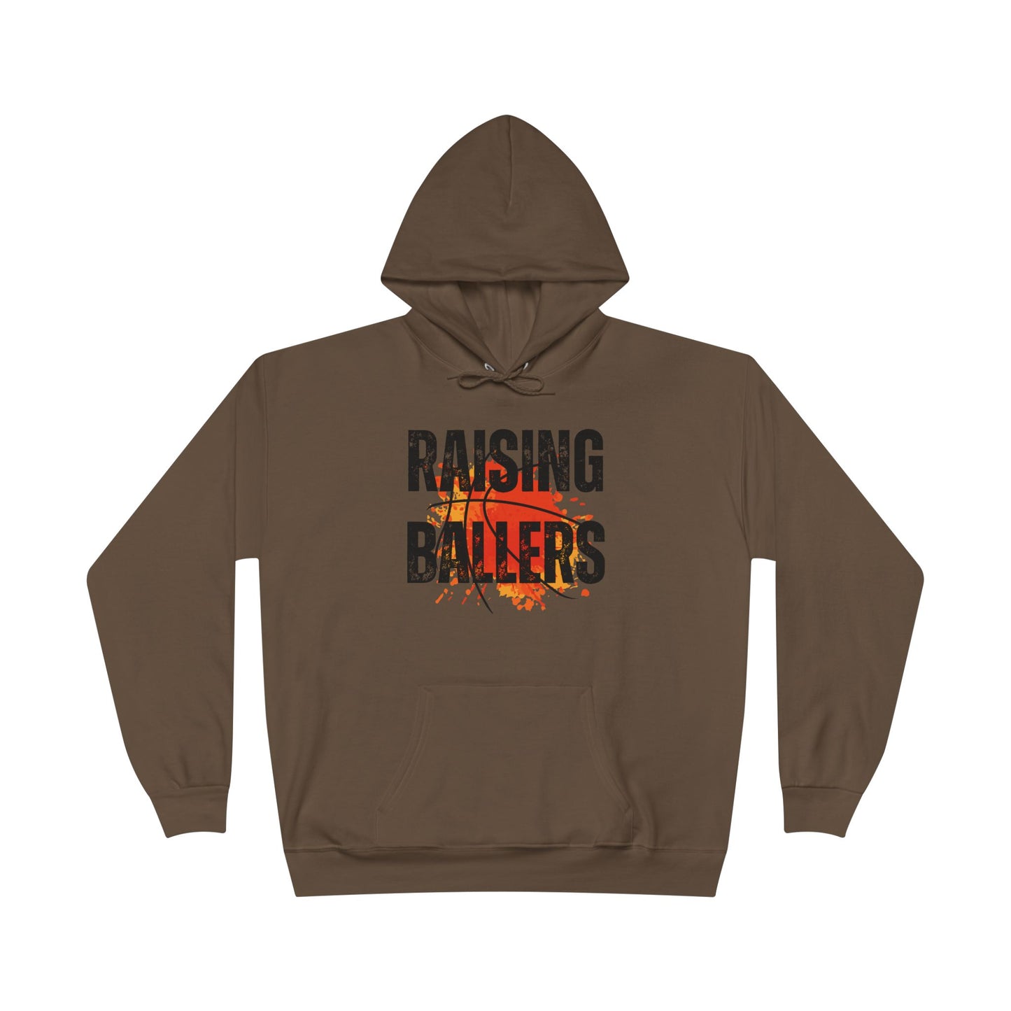 Personalized - "Raising Ballers" Basketball Mom Hoodie Sweatshirt