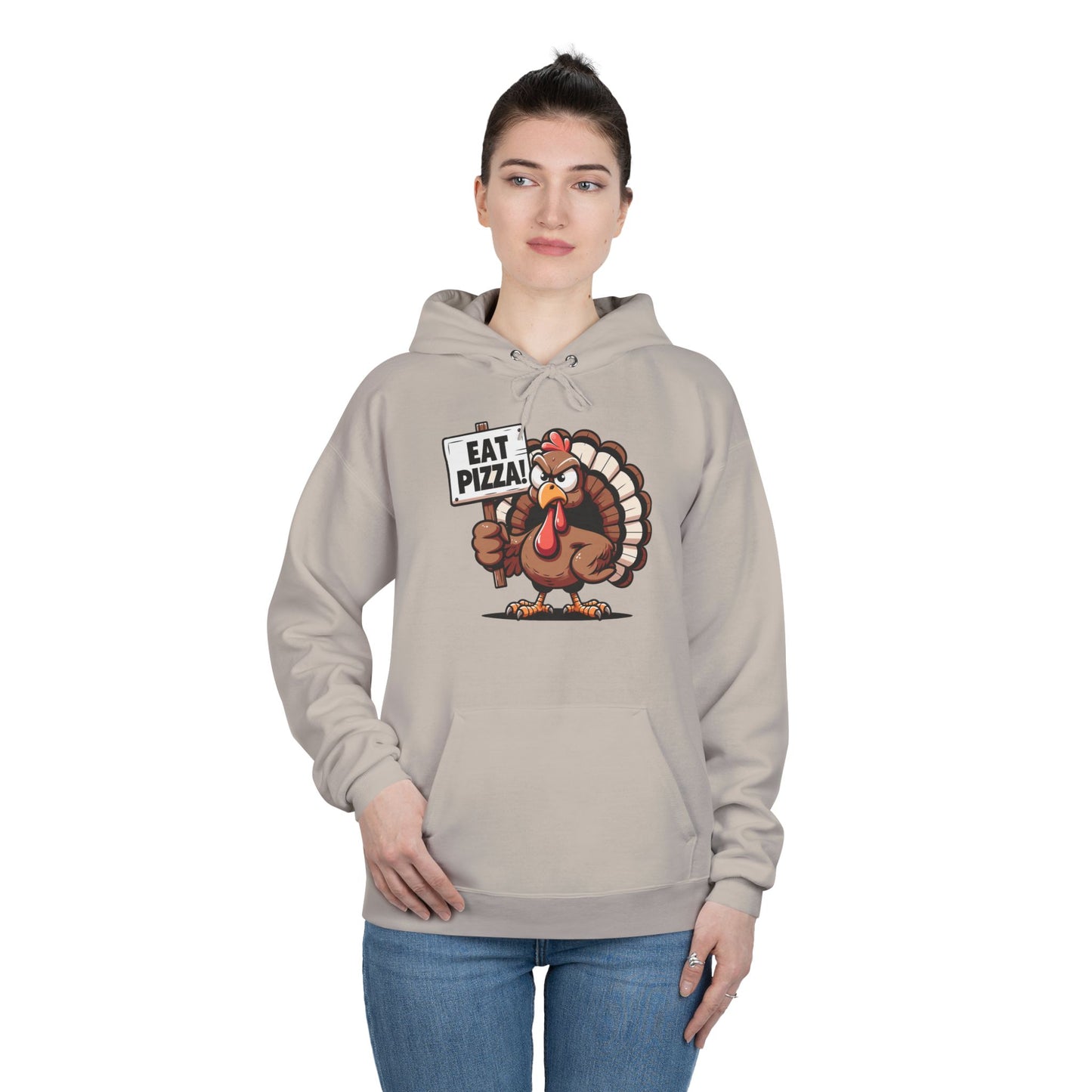"Eat Pizza" Pullover Hoodie Sweatshirt