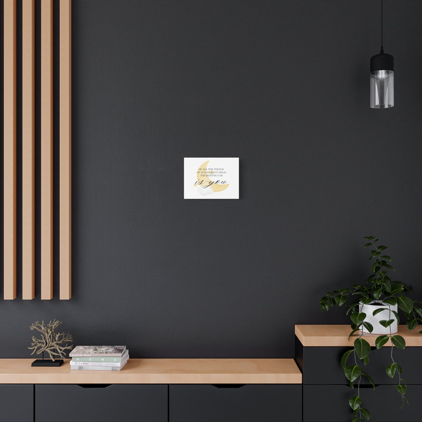 "Of All The Things" Moon - Matte Canvas