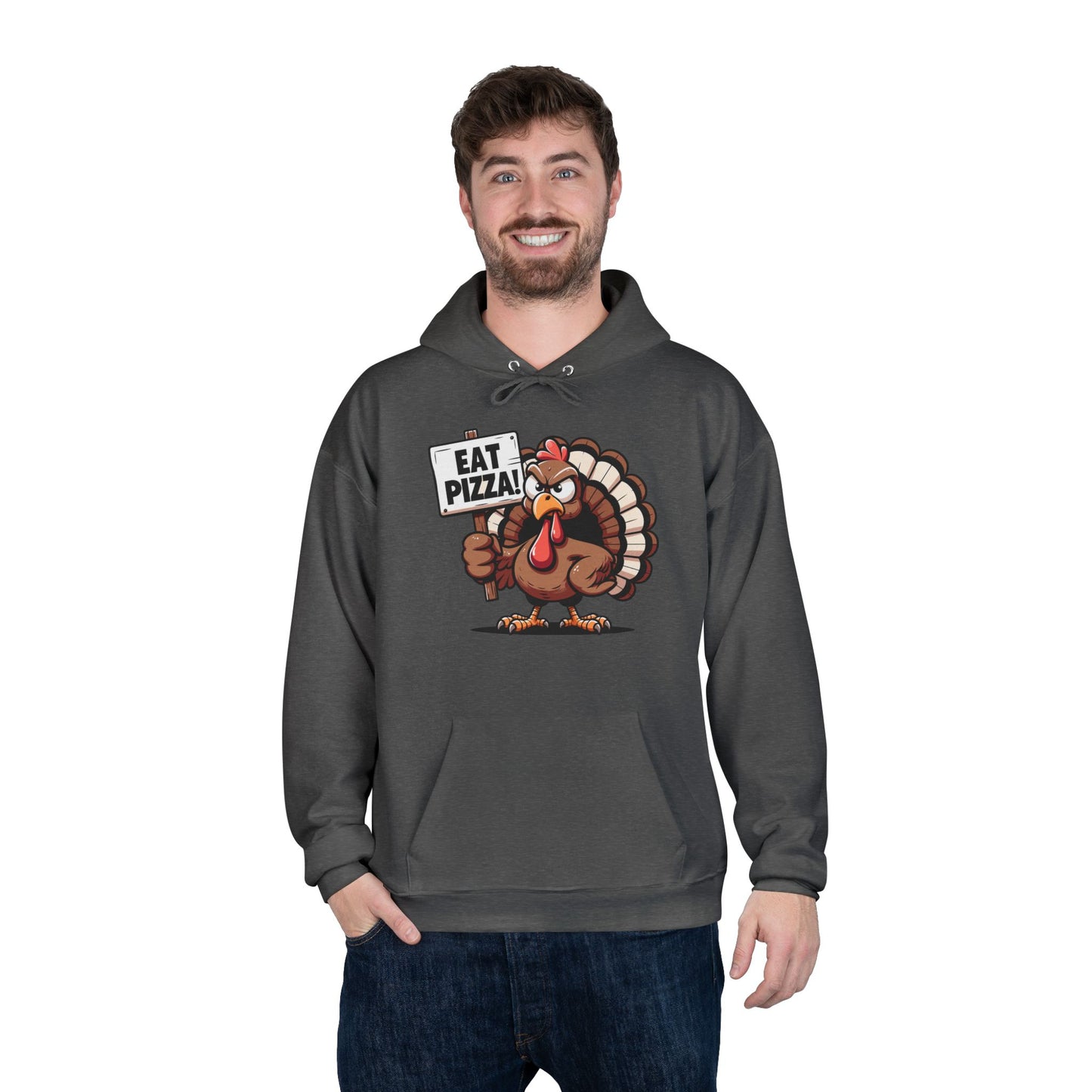 "Eat Pizza" Pullover Hoodie Sweatshirt