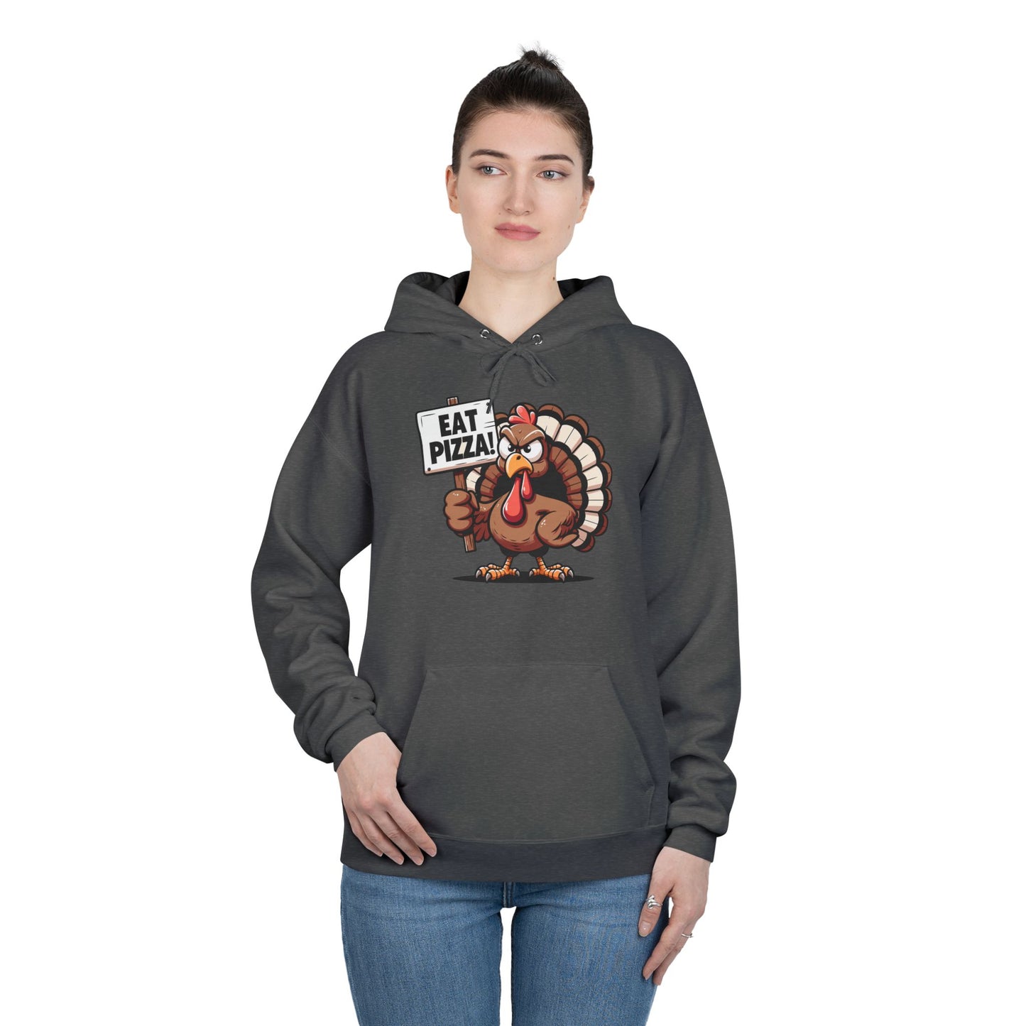 "Eat Pizza" Pullover Hoodie Sweatshirt