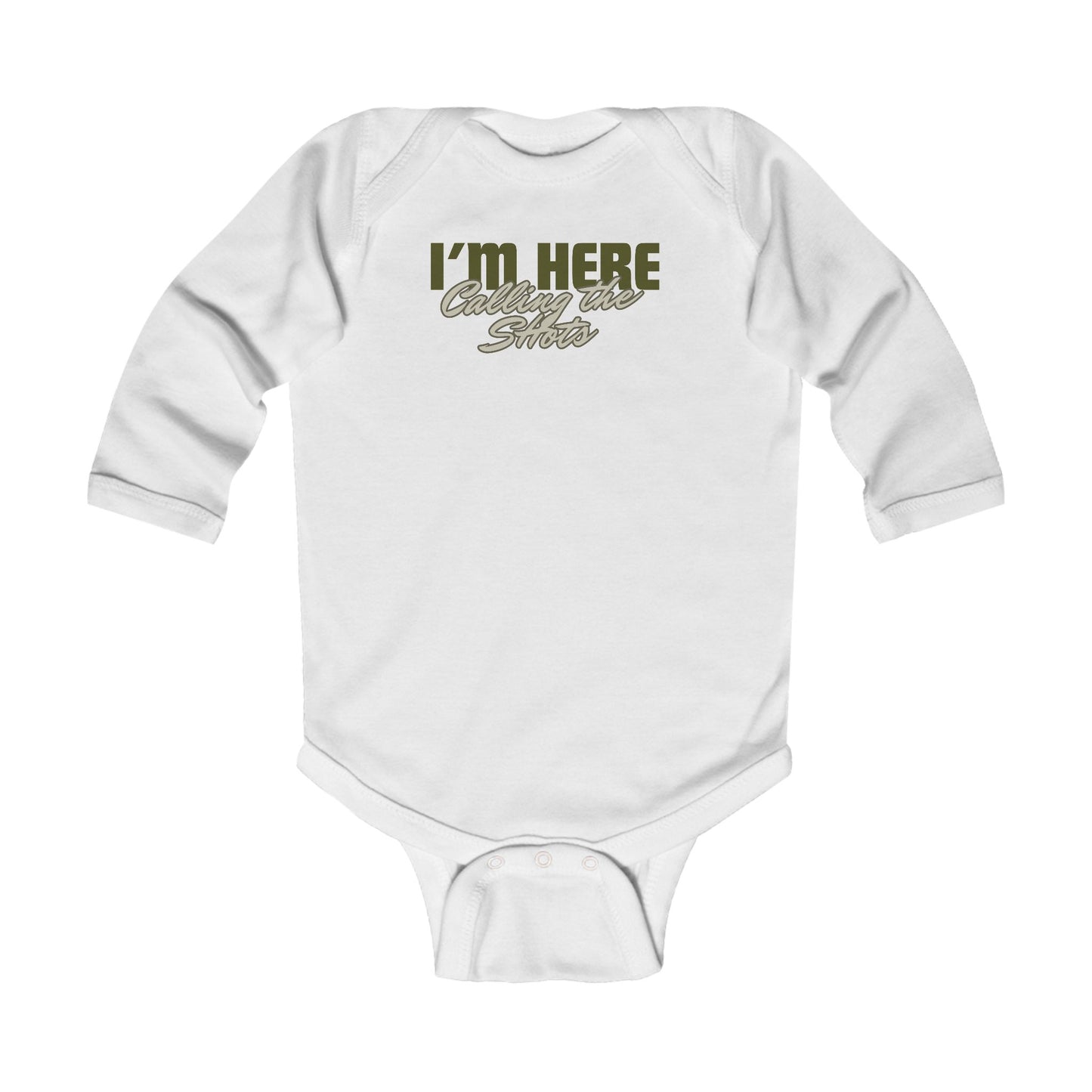 “Calling the Shots” Long Sleeve Bodysuit