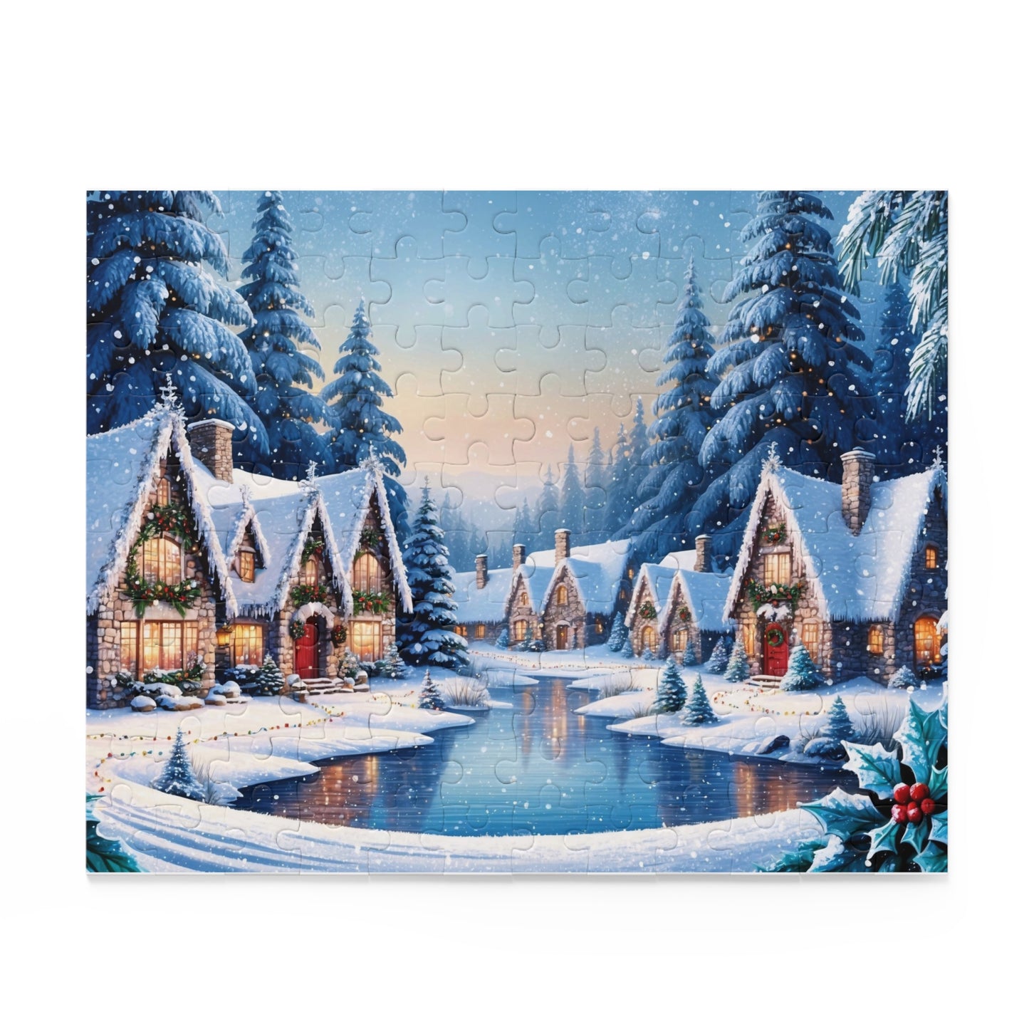 Christmas Village Puzzle (120 Piece)
