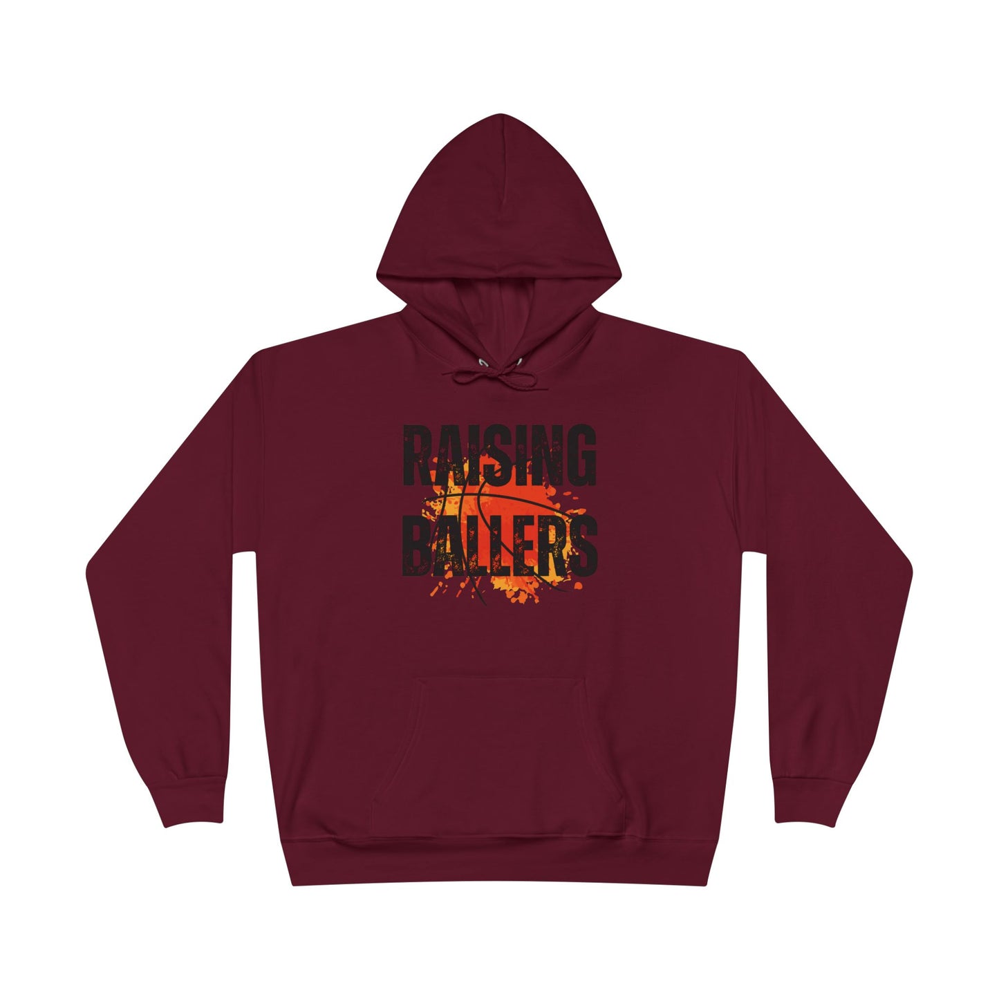 Personalized - "Raising Ballers" Basketball Mom Hoodie Sweatshirt