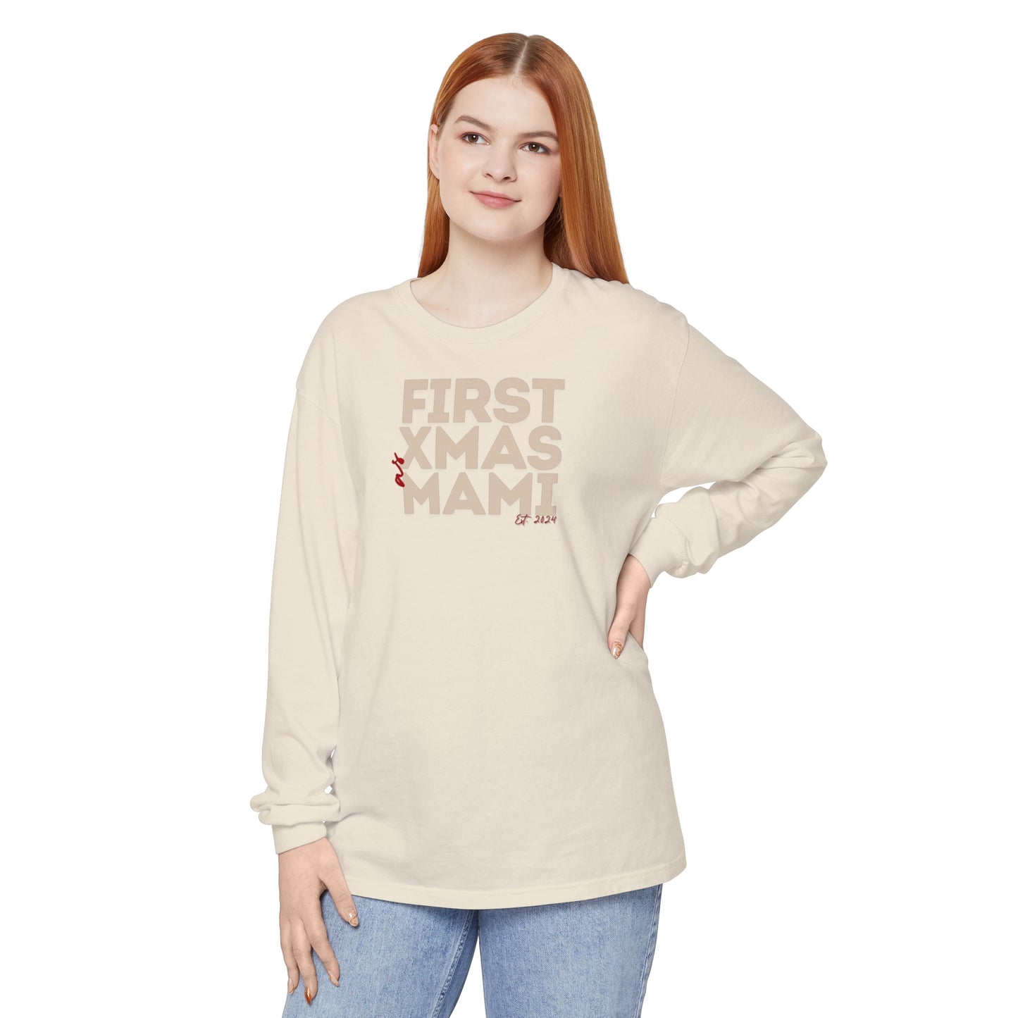 Holiday - "First Christmas - Mami" Long Sleeve T-Shirt