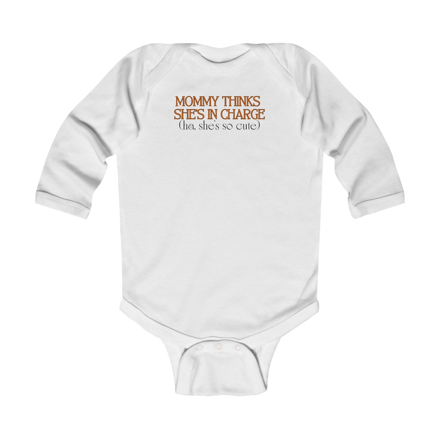 “Mom in Charge” Long Sleeve Bodysuit