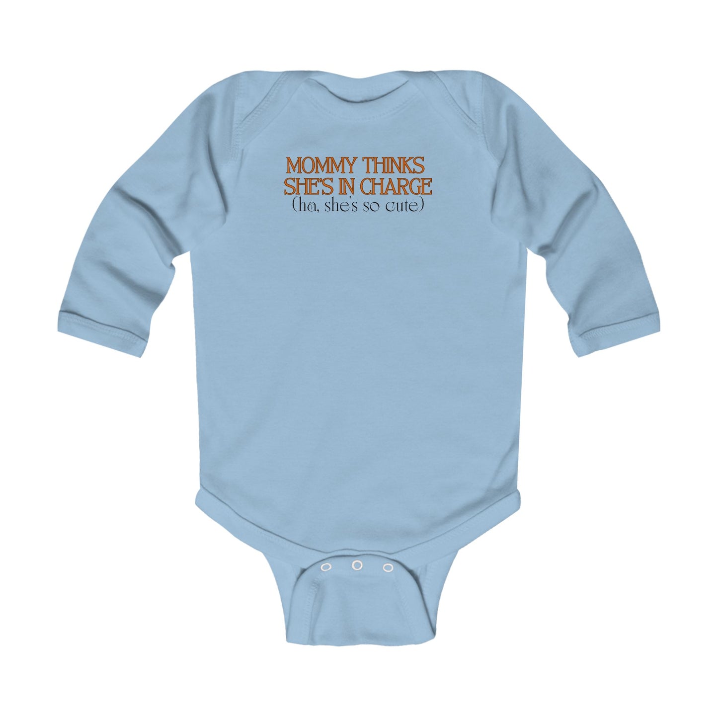 “Mom in Charge” Long Sleeve Bodysuit