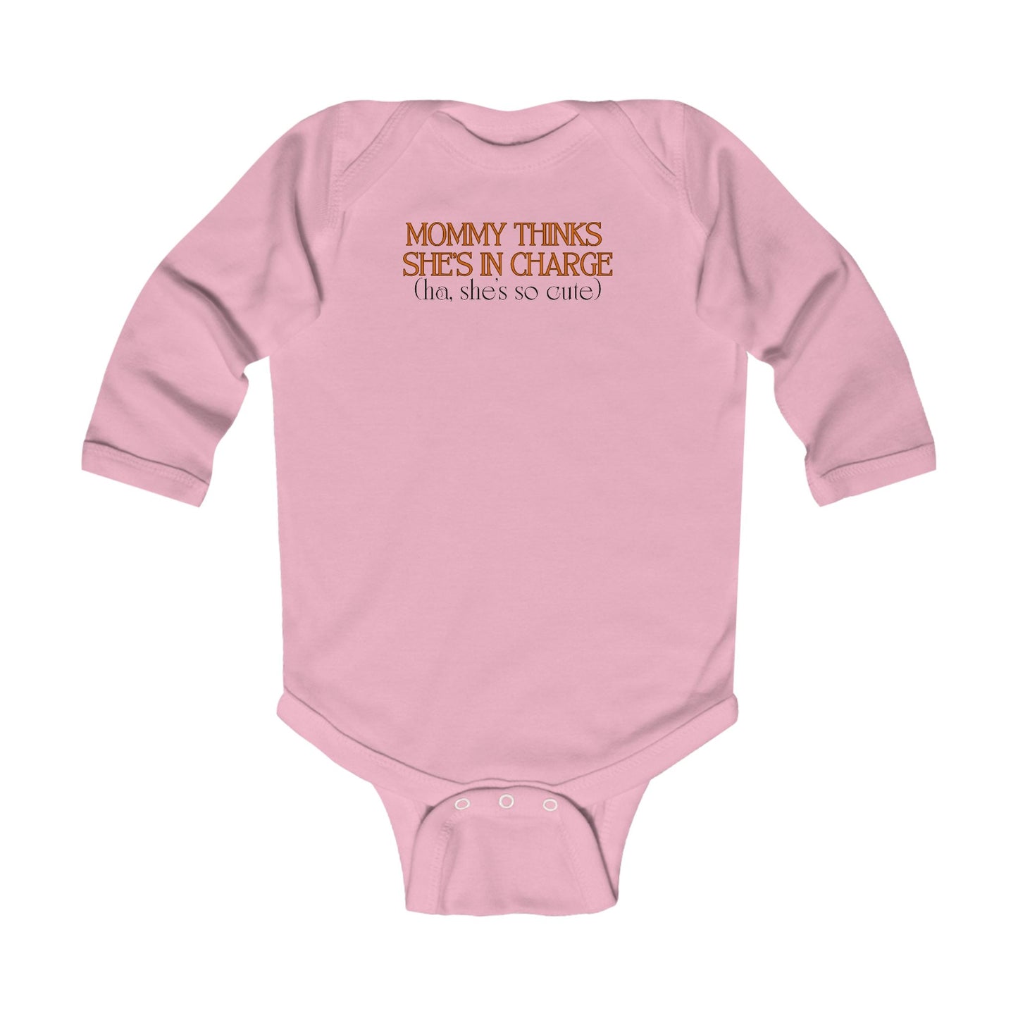 “Mom in Charge” Long Sleeve Bodysuit