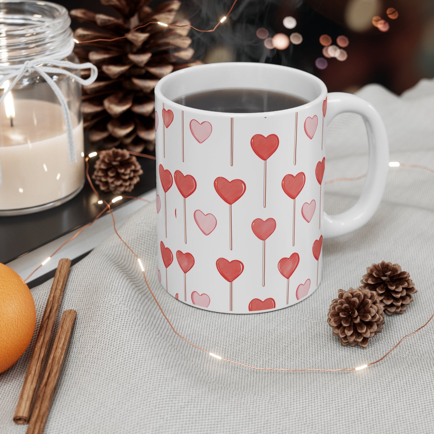 "Lollipop Hearts" - Mug