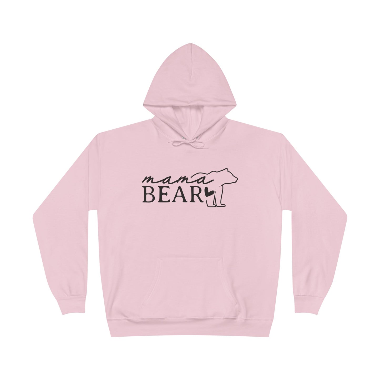 "Mama Bear Silhouette" Pullover Hoodie Sweatshirt