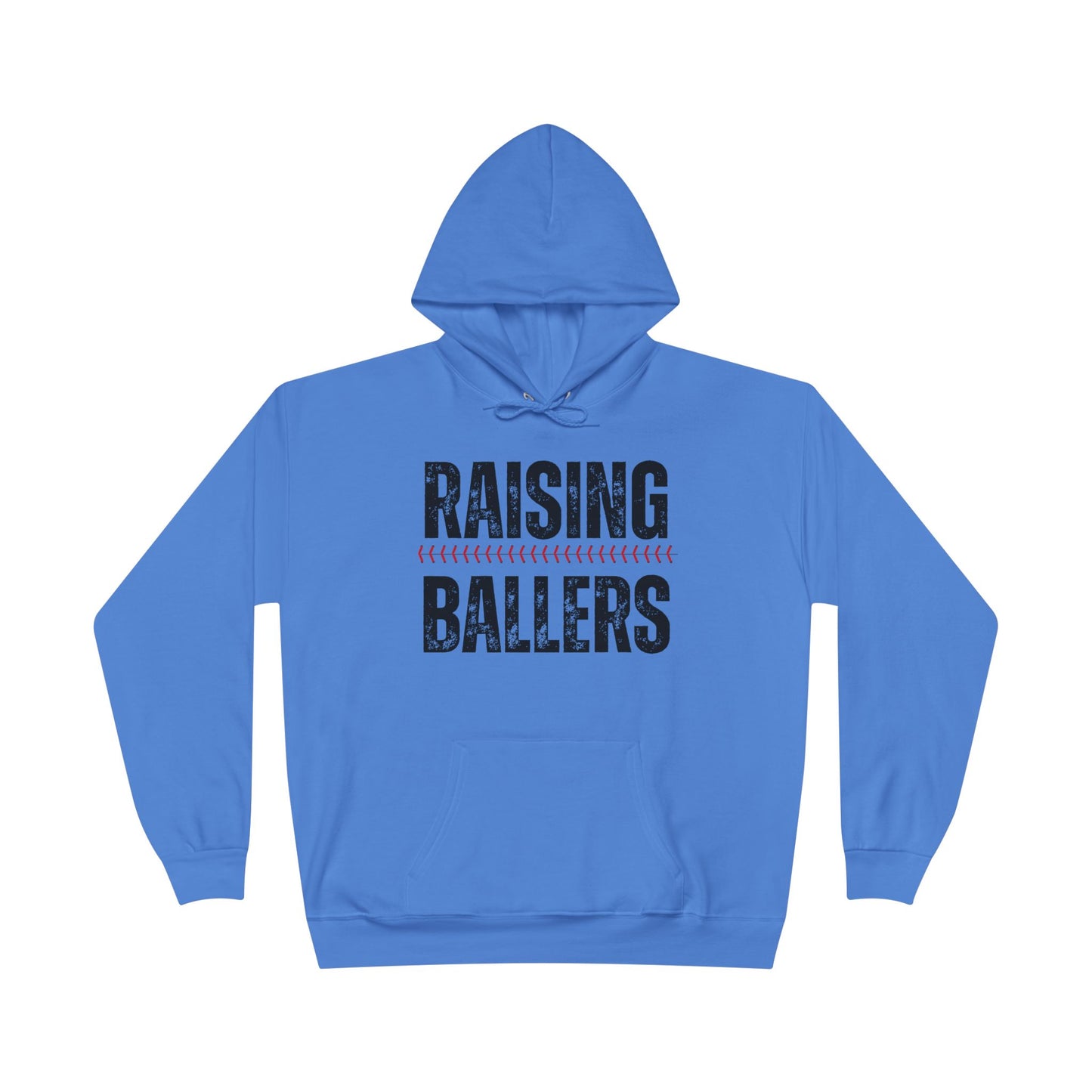 Personalized - "Raising Ballers" Baseball Mom Hoodie Sweatshirt
