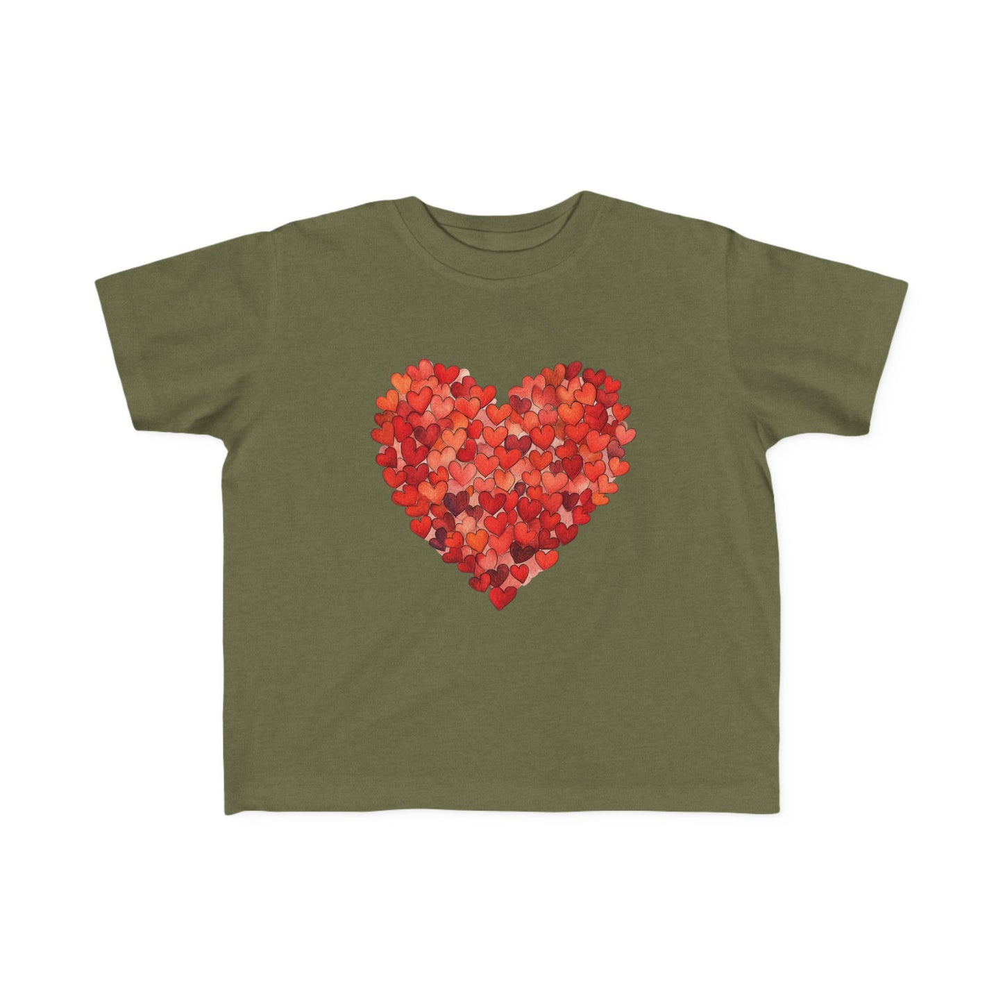 "Hearts in Heart" Toddler's Jersey Tee