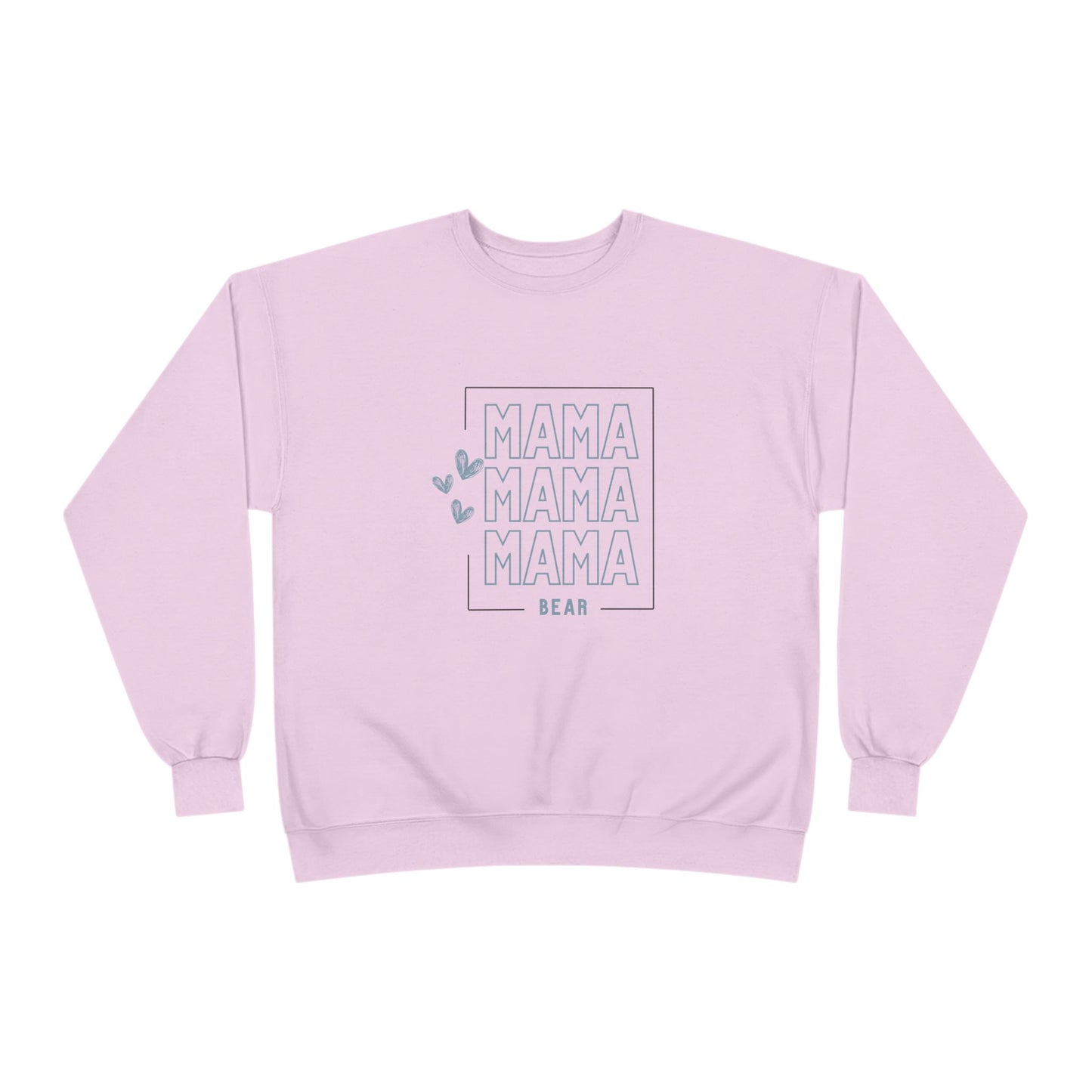 "Mama Bear - hearts" Crewneck Sweatshirt