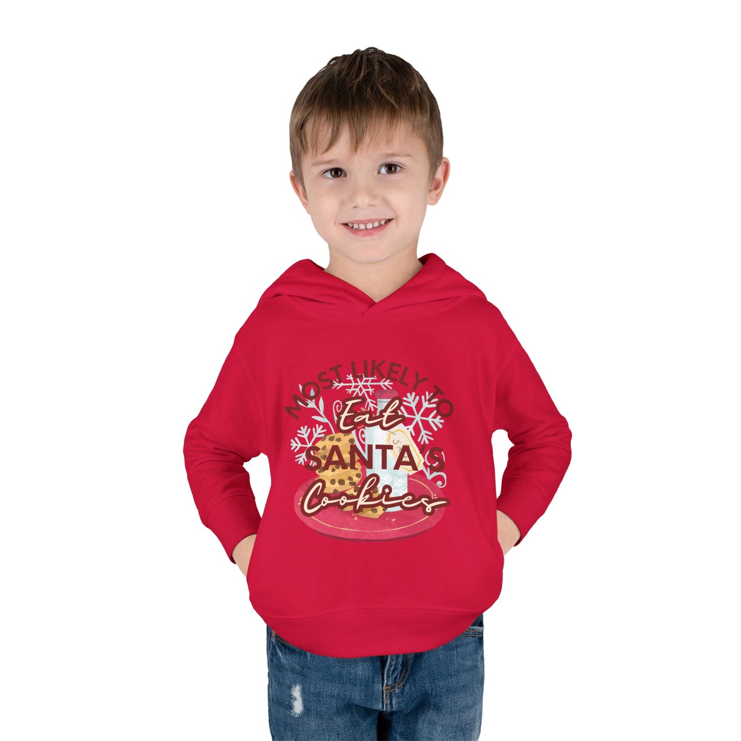 Holiday- "Eat Santa's Cookie" - Fleece Hoodie