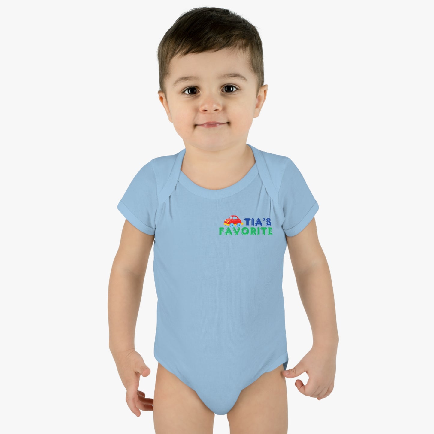 "Tia's Favorite" - ToyCar Infant Bodysuit