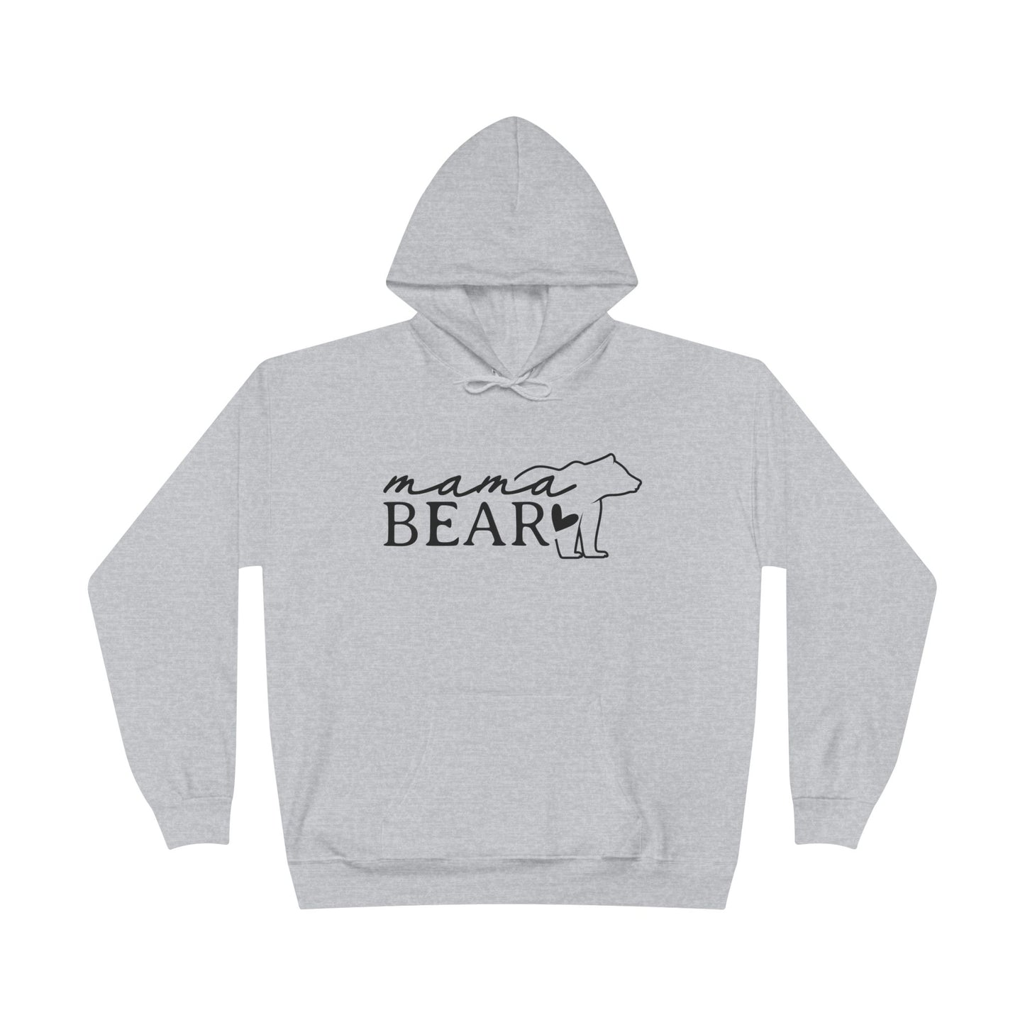 "Mama Bear Silhouette" Pullover Hoodie Sweatshirt